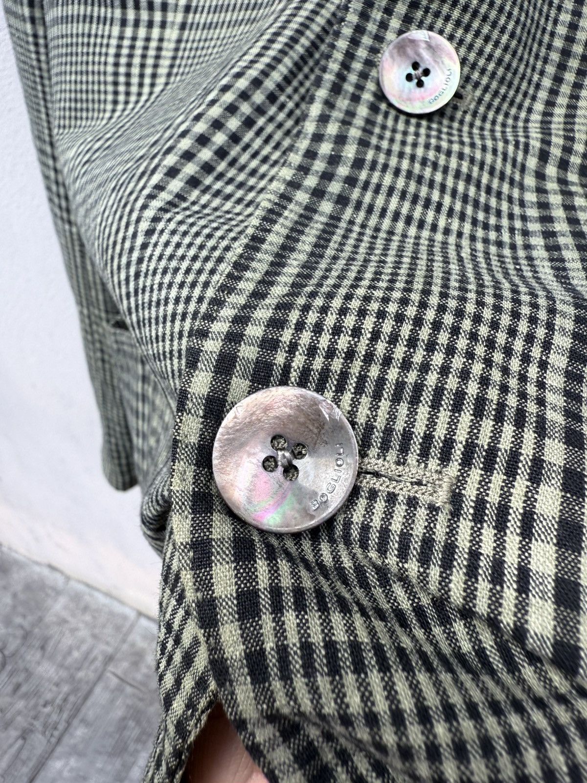Boglioli Rare! BOGLIOLI "Dover" Checkered Made in ITALY Blazer Jacket Size 48R - 7 Thumbnail