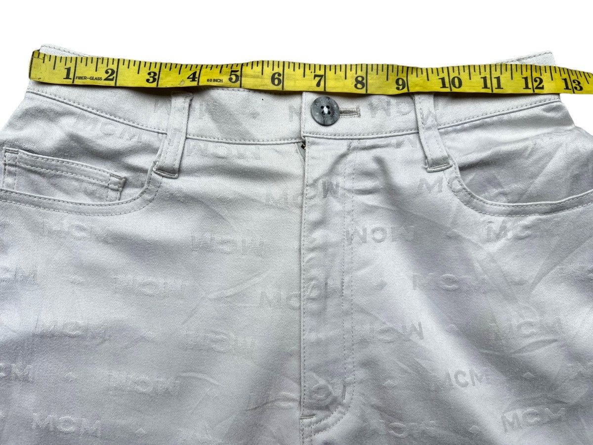 Vintage Vintage MCM Monogram Flare Bootcut Pants 25x30 Size 25" / US 0 / IT 36 - 7 Thumbnail