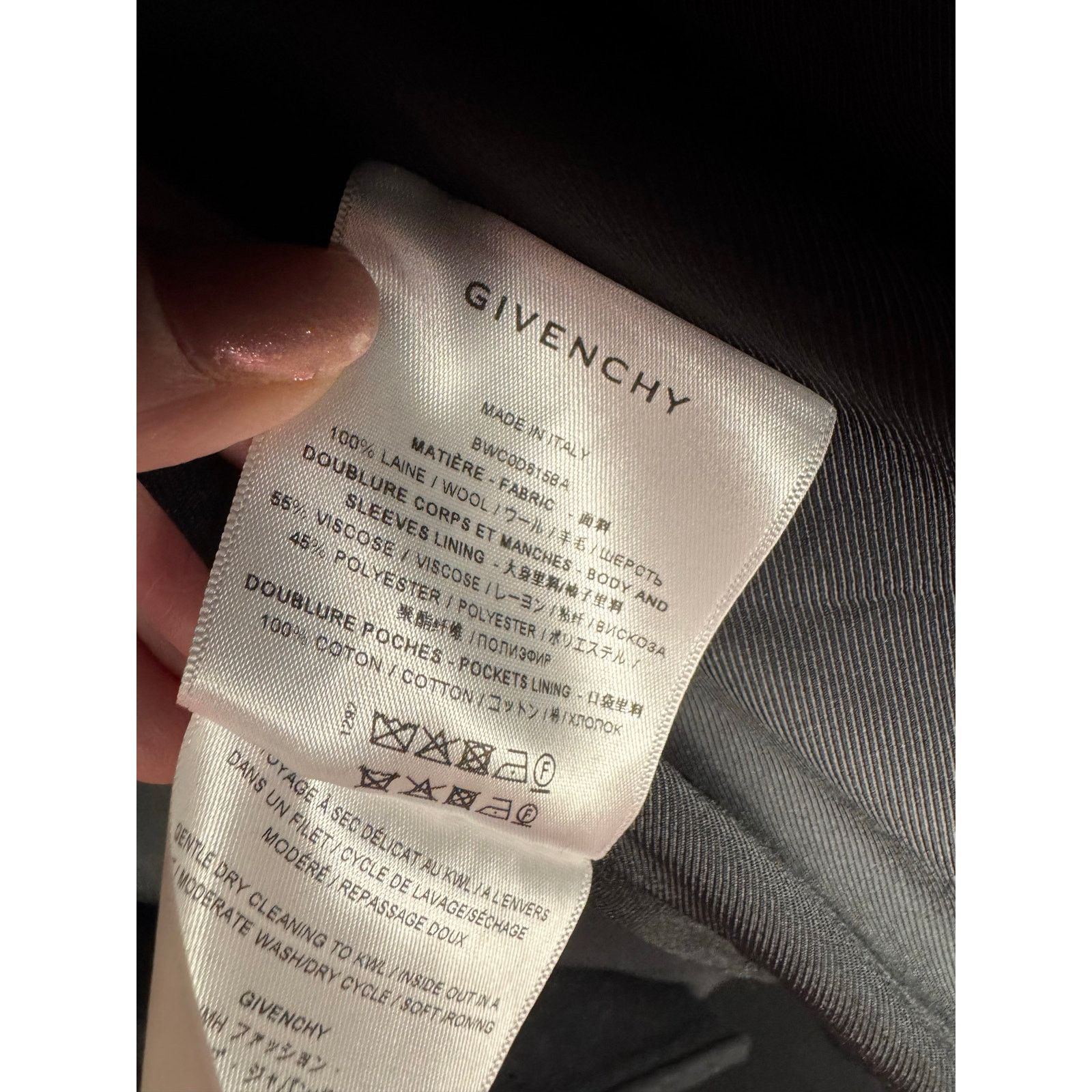 Givenchy Givenchy NWT Asymmetric Double Breasted Wool Coat Size 44 Size XL / US 12-14 / IT 48-50 - 9 Thumbnail
