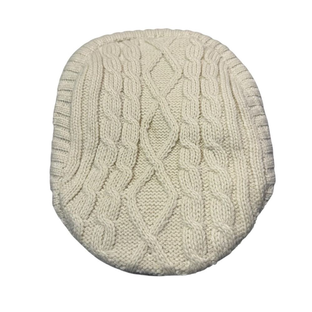 Other NWT New Teqihat Winter Warm Knit Beige Hat Cap Size ONE SIZE - 3 Thumbnail