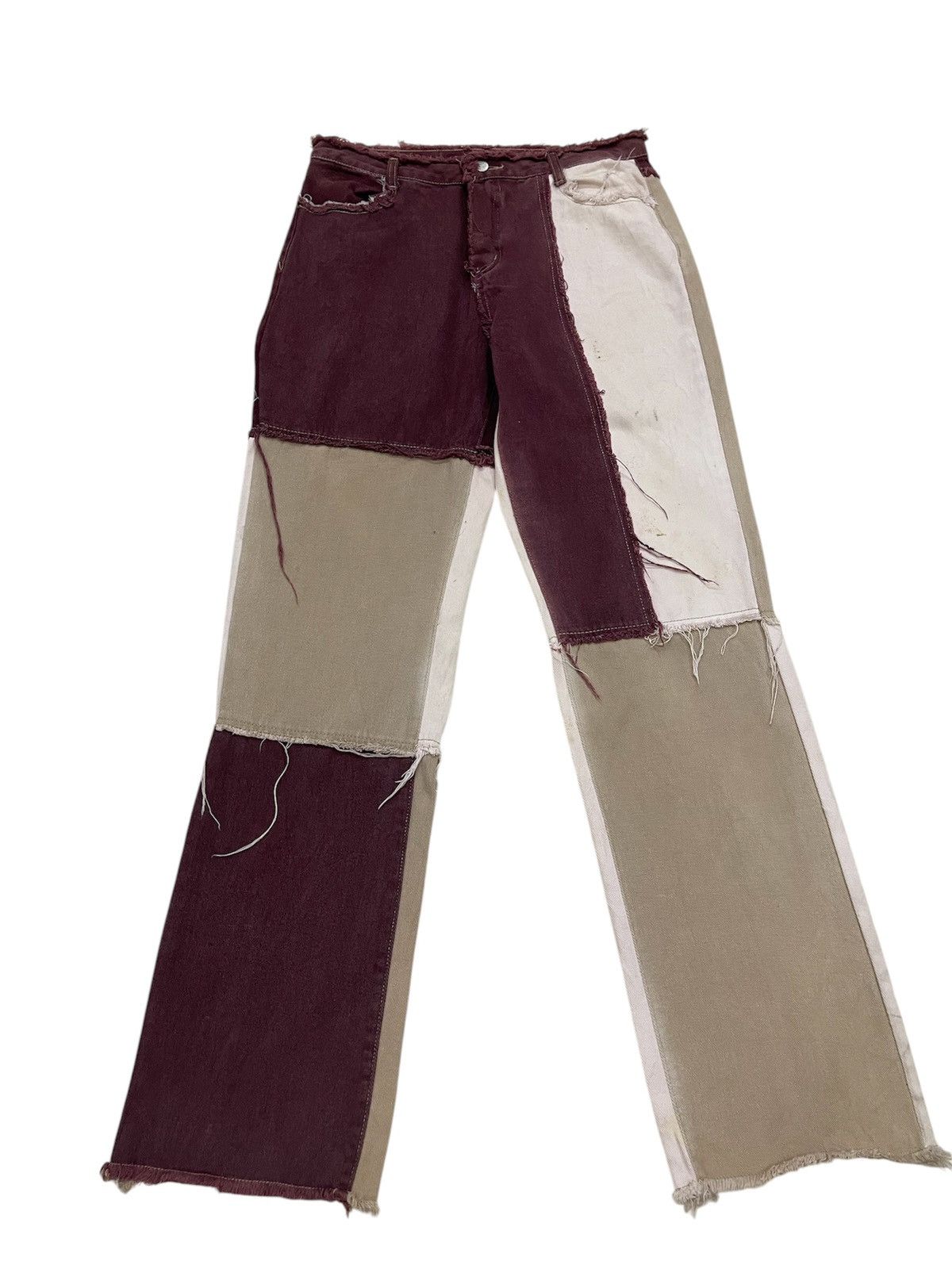 Designer × Japanese Brand × Vintage 90’s PATCHWORK PANTS INSPIRED KAPITAL JAPAN Size US 31 - 1 Thumbnail