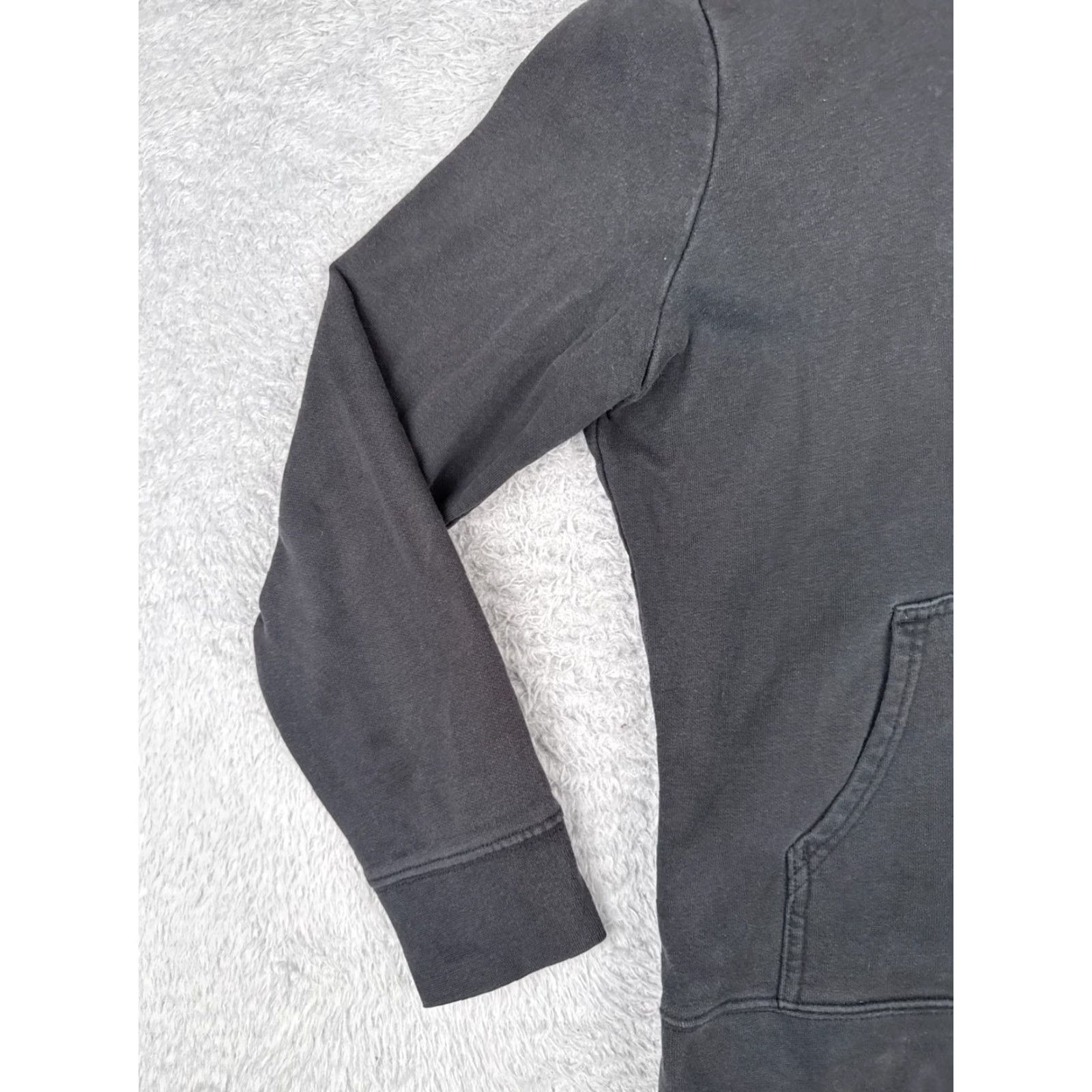 The North Face The North Face Hoodie Womens L Black Pullover Pocket Logo Sweatshirt Cotton Jersey Crew Neck Size L / US 10 / IT 46 - 3 Thumbnail