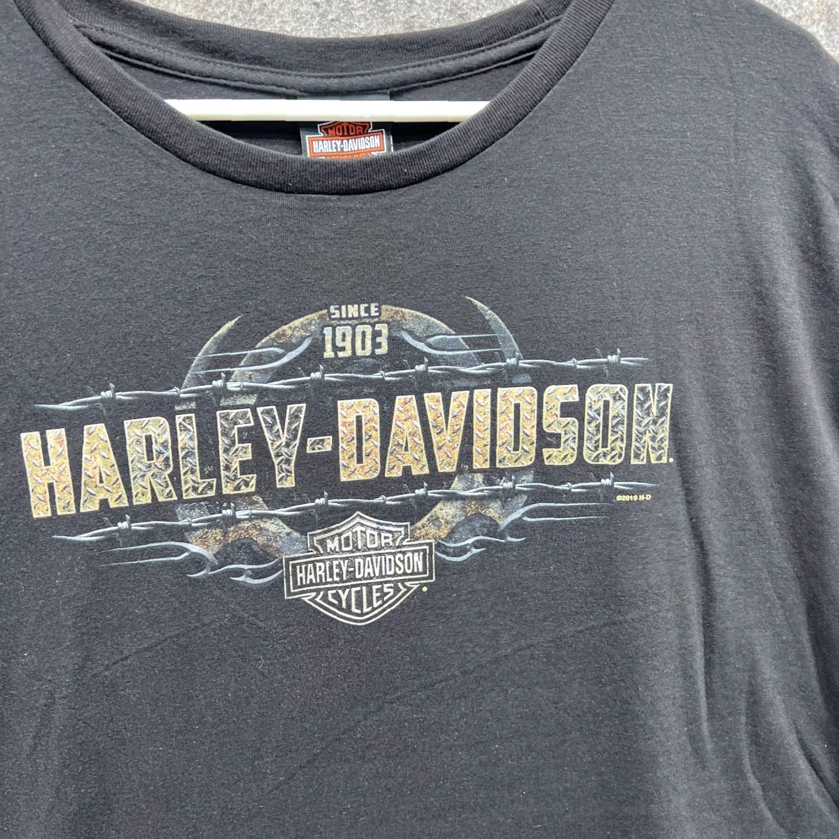 Harley Davidson Harley-Davidson Shirt Men 2XL Black T-Shirt Motorcycle Logo 2019 New Size US XXL / EU 58 / 5 - 7 Thumbnail
