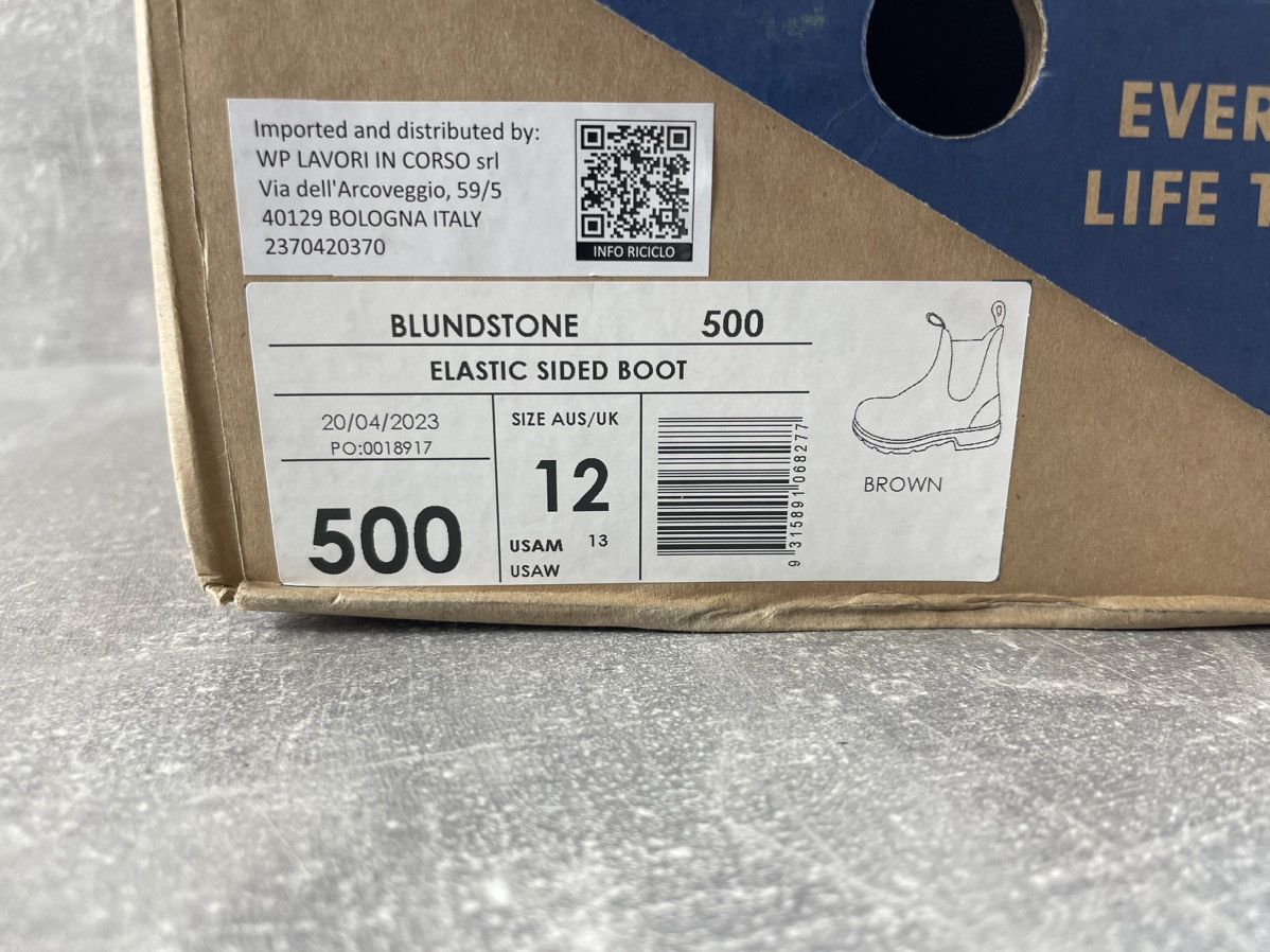 Blundstone Blundstone NWB Model 500 Chelsea Boots Black Leather Size US 12 / EU 45 - 10 Thumbnail