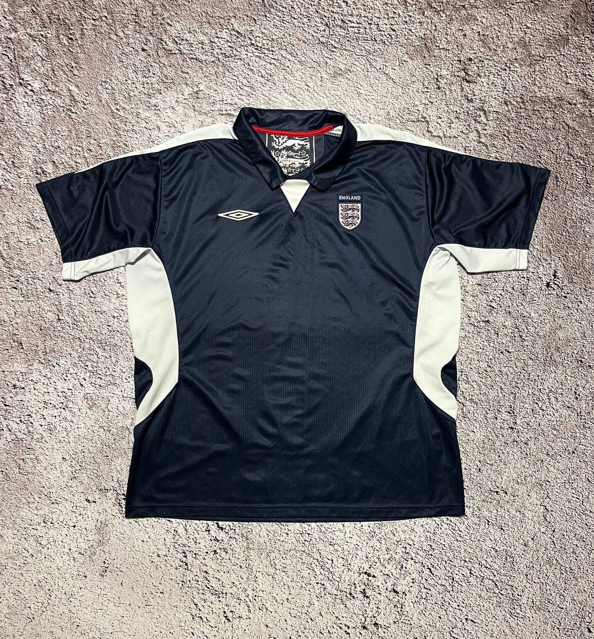 Vintage Umbro Men`s England Navy Blue National Team Jersey Size XXL Size US XXL / EU 58 / 5 - 1 Thumbnail