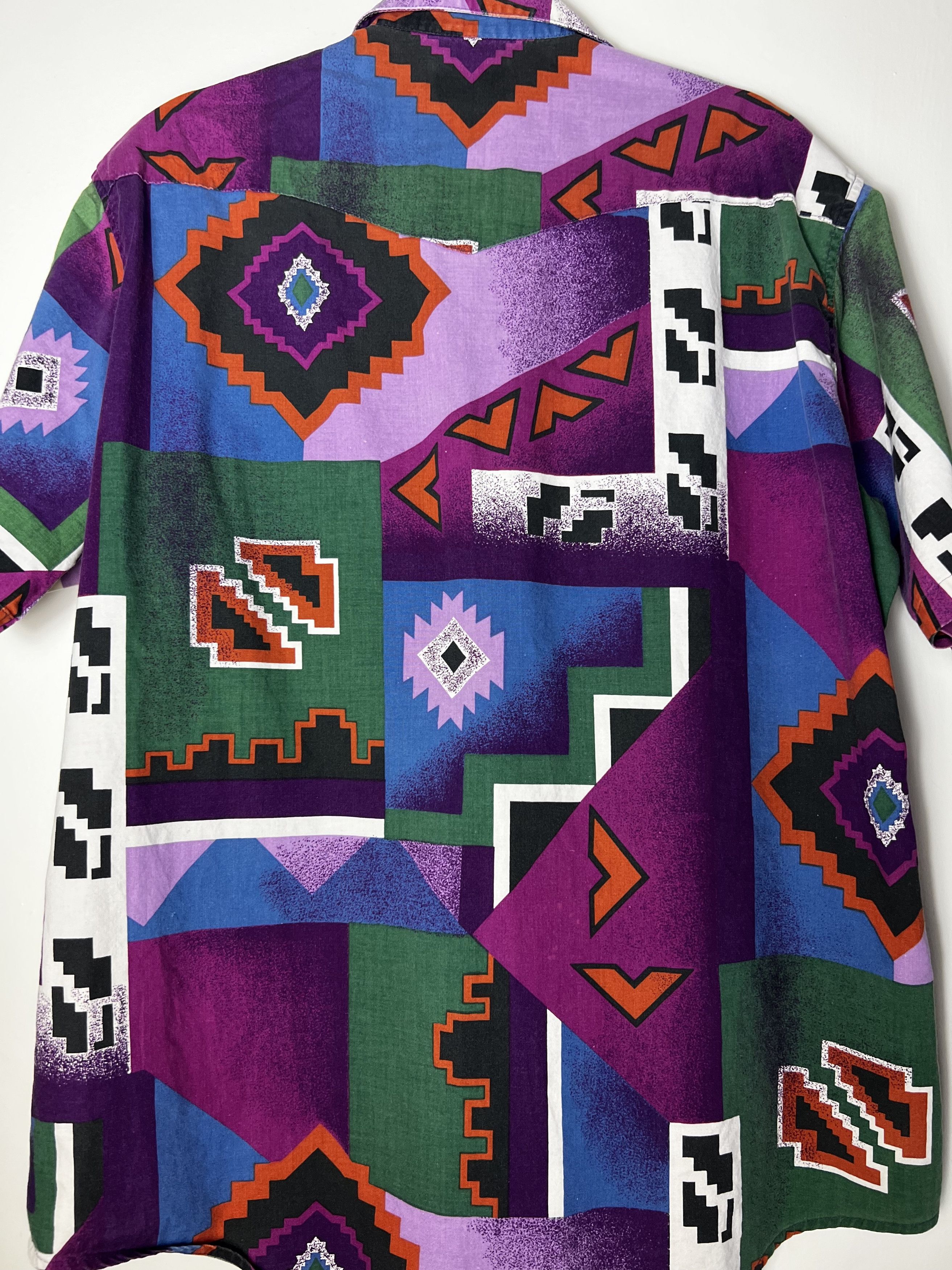 Vintage Vintage Outlaw Western Wear Native American Aztec Button Up Size US L / EU 52-54 / 3 - 7 Thumbnail