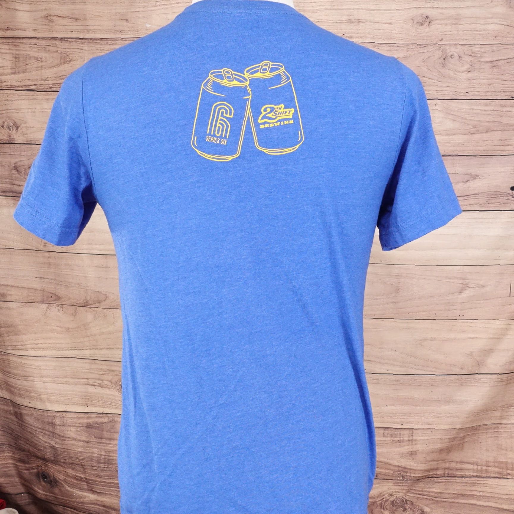 Vintage Vintage 2ND SHIFT BREWING SERIES SIX Retro Brew T-Shirt Blue Unisex Adult Medium Size US M / EU 48-50 / 2 - 3 Thumbnail