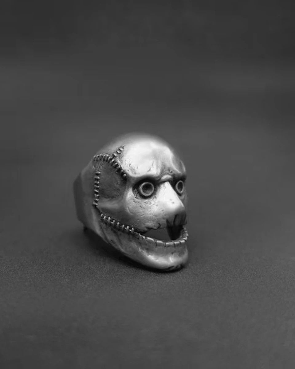 Jewelry × Vintage SIZE 10 316L Stainless Steel Punk Jim Root Ring Size ONE SIZE - 2 Thumbnail