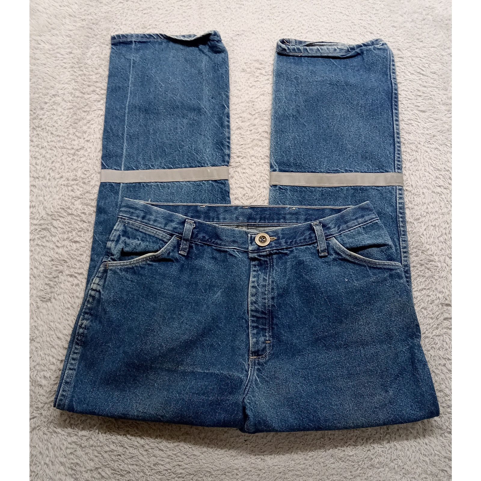 Bulwark Bulwark FR Jeans 38 X 34 Mens Reflective Shuttle Tape Denim Size US 38 / EU 54 - 4 Thumbnail