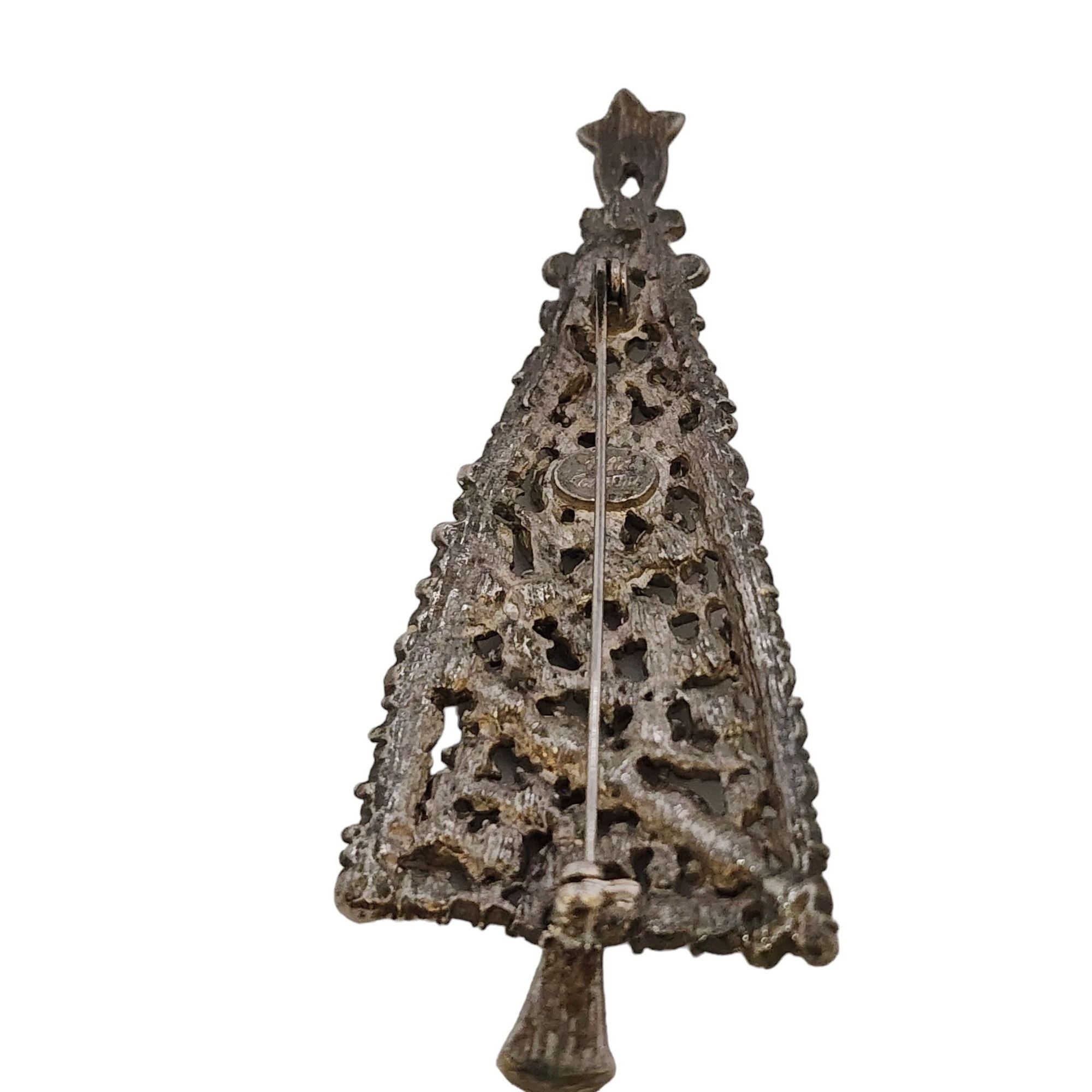 Vintage Vintage Rare Huge Hattie Carnegie Christmas Tree Brooch Size ONE SIZE - 5 Thumbnail