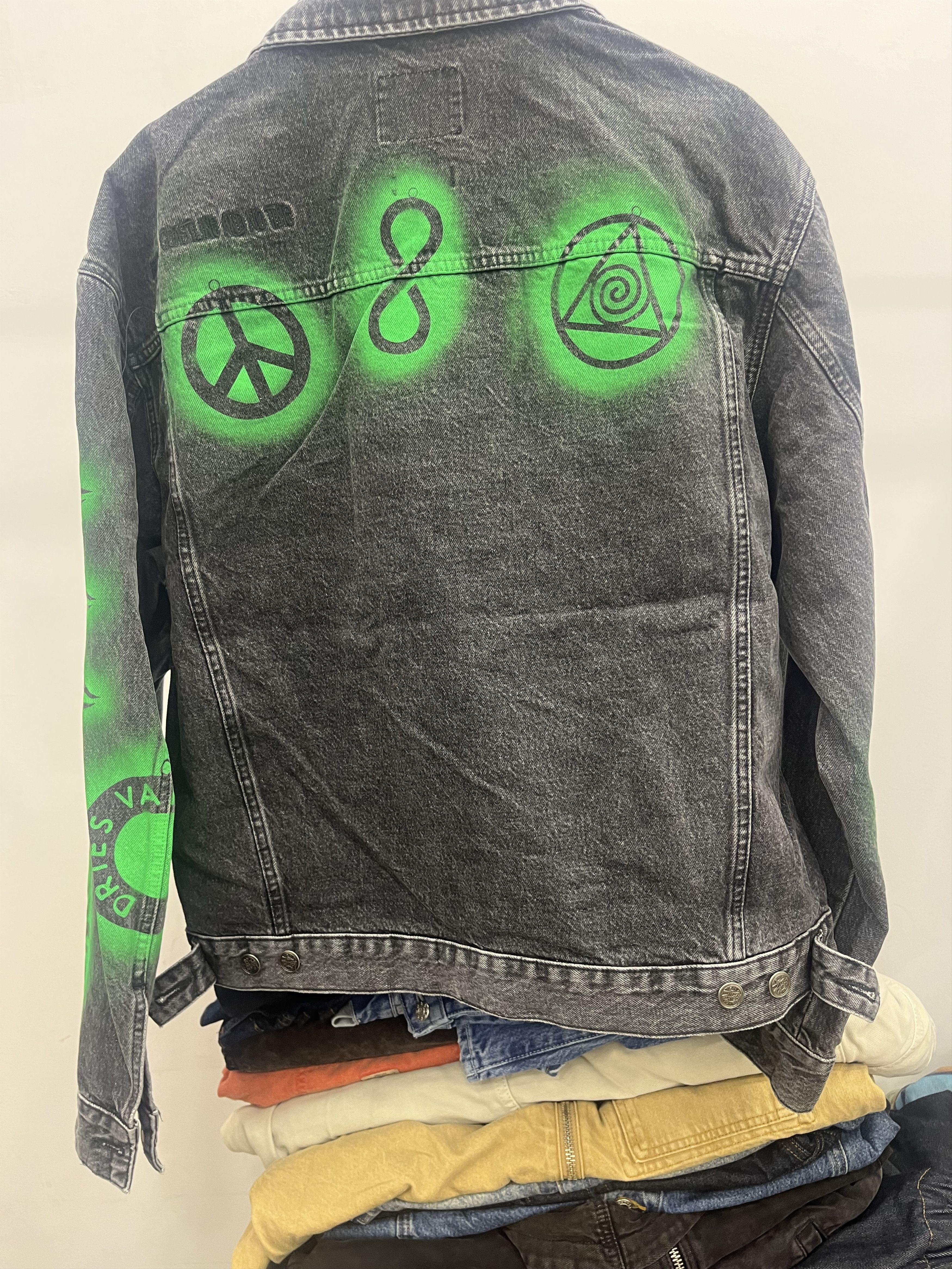 Dries Van Noten × Stussy TRUCKER JACKET DENIM Size US L / EU 52-54 / 3 - 7 Thumbnail