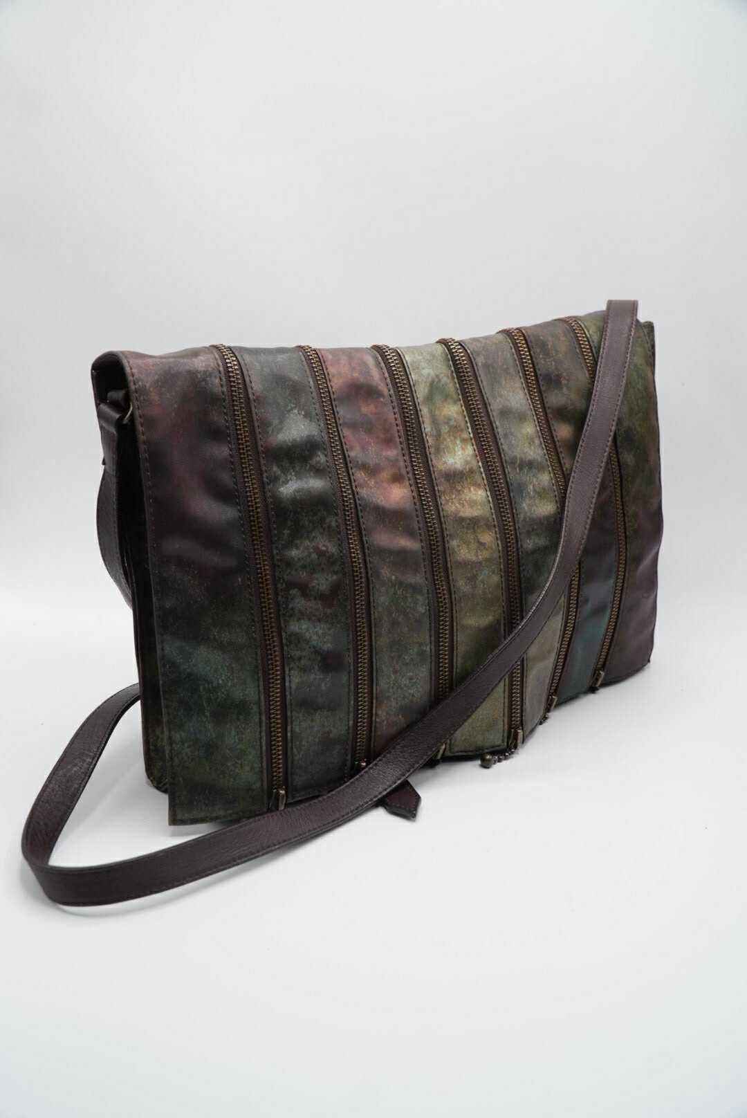 Jean Paul Gaultier Jean Paul Gaultier - FW95 “Cyber” Holographic Multi Zip Bag Size ONE SIZE - 5 Thumbnail