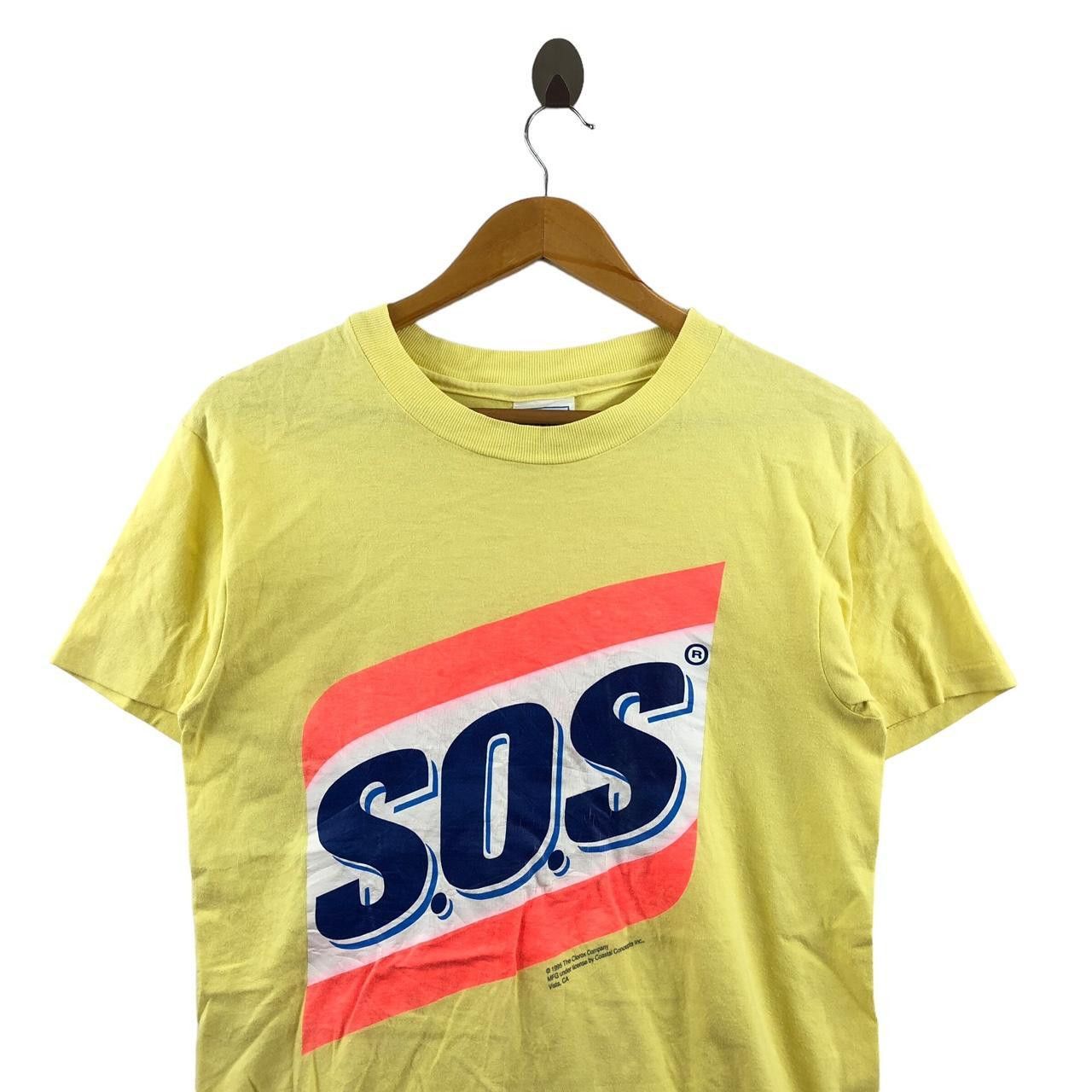 Vintage Vintage 1995 AMERICAN S.O.S SOS Clorox Ads Logo Tee Shirt Size US S / EU 44-46 / 1 - 3 Thumbnail