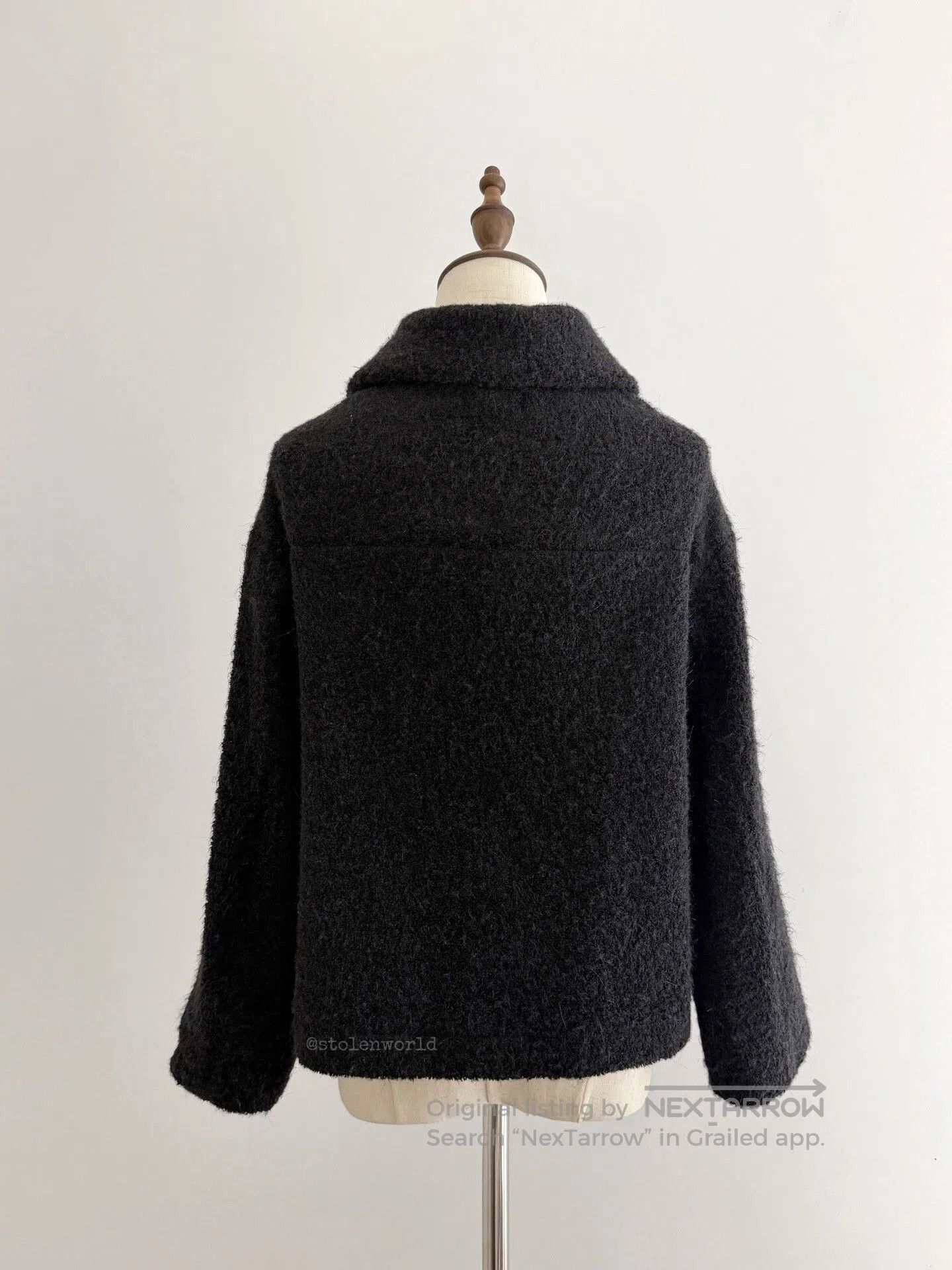 Comme des Garcons Comme des Garçons Black Plush Coat. Size M / US 6-8 / IT 42-44 - 6 Thumbnail