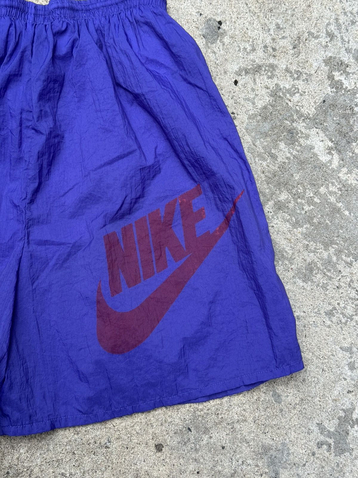 Nike Vintage Nike Spellouts Nylon 90's Short Pants Size US 32 / EU 48 - 3 Thumbnail