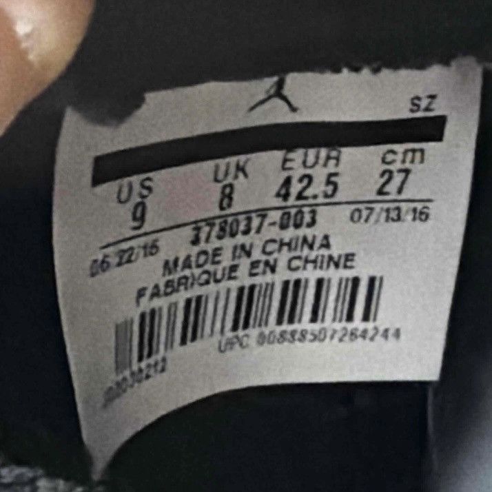 Jordan Brand Air Jordan 11 Retro High Space Jam 2016 Size 9 378037-003 OG Size US 9 / EU 42 - 8 Thumbnail