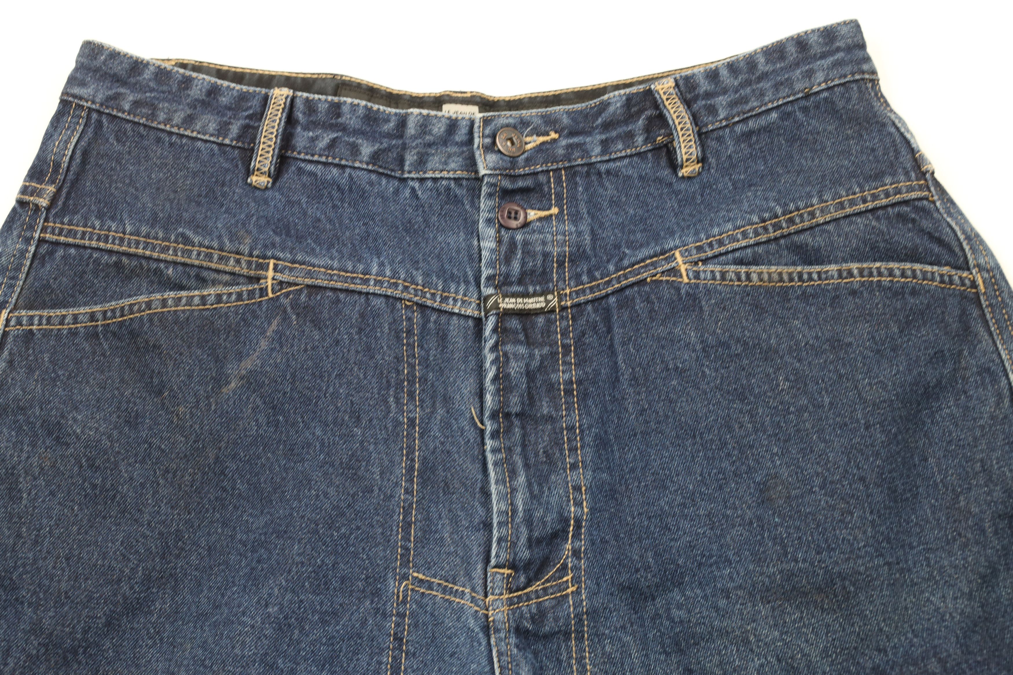 Marithe + Francois Girbaud × Vintage Vintage 90s Marithe Francois Girbaud Fit Denim Shorts Size US 34 / EU 50 - 2 Thumbnail