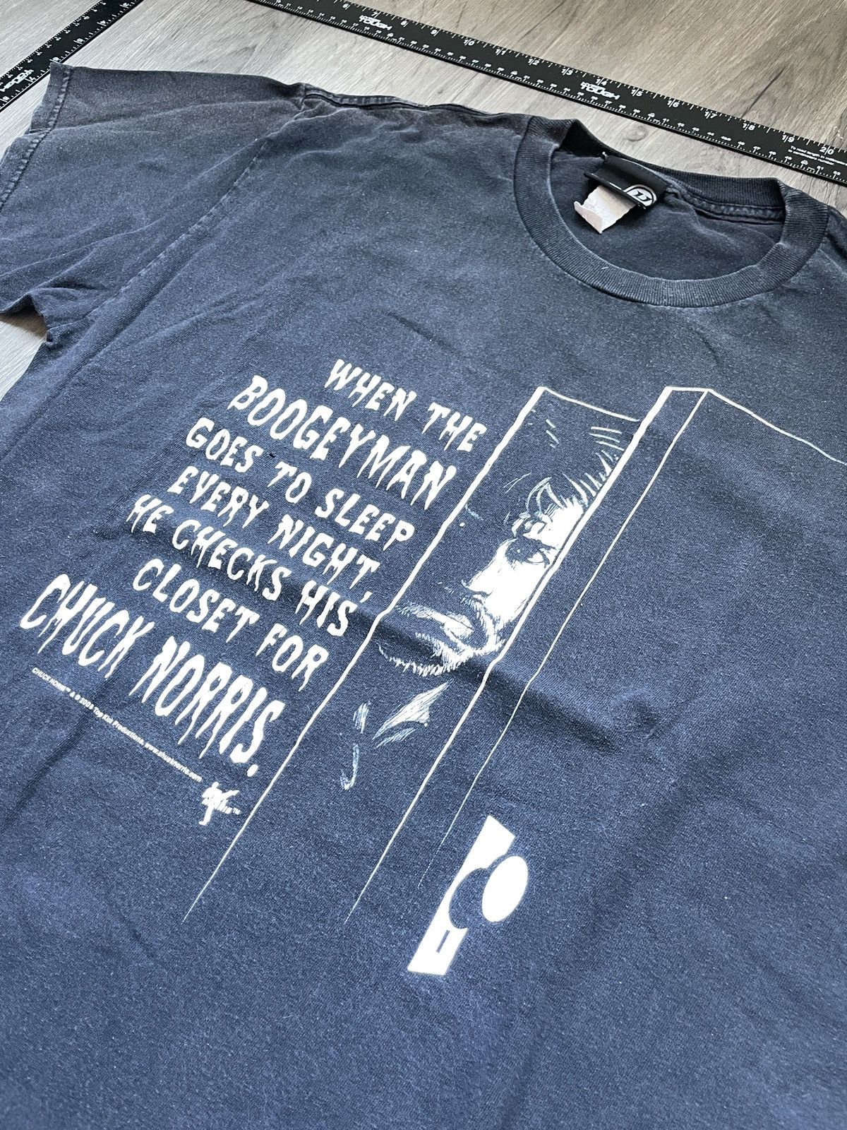 Vintage Y2K Chuck Norris “Boogey Man” Graphic T-Shirt (Sz. L) Size US L / EU 52-54 / 3 - 2 Thumbnail