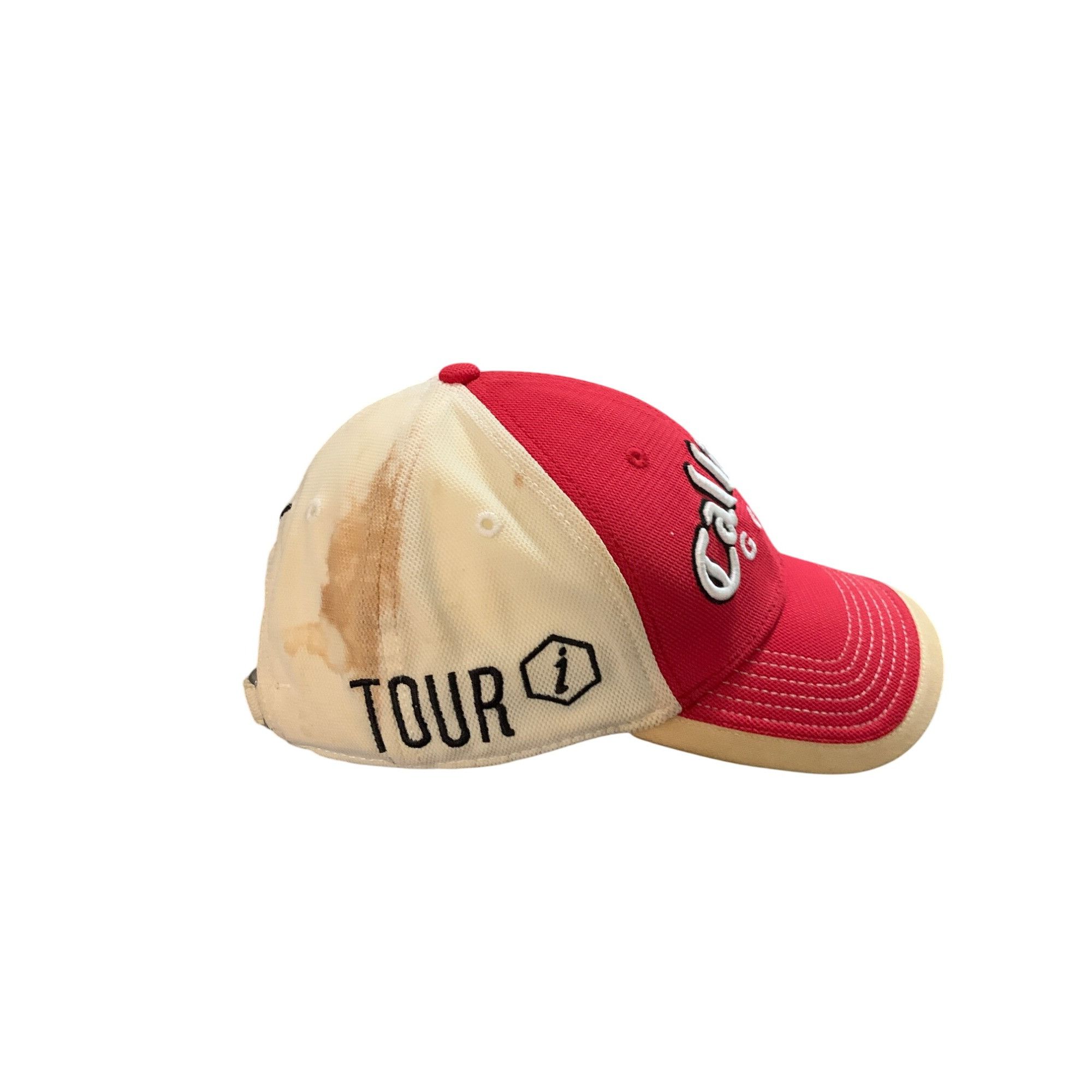 Callaway Golf 18. Baseball Cap Calloway Golf Red White Embrodery Size ONE SIZE - 3 Thumbnail
