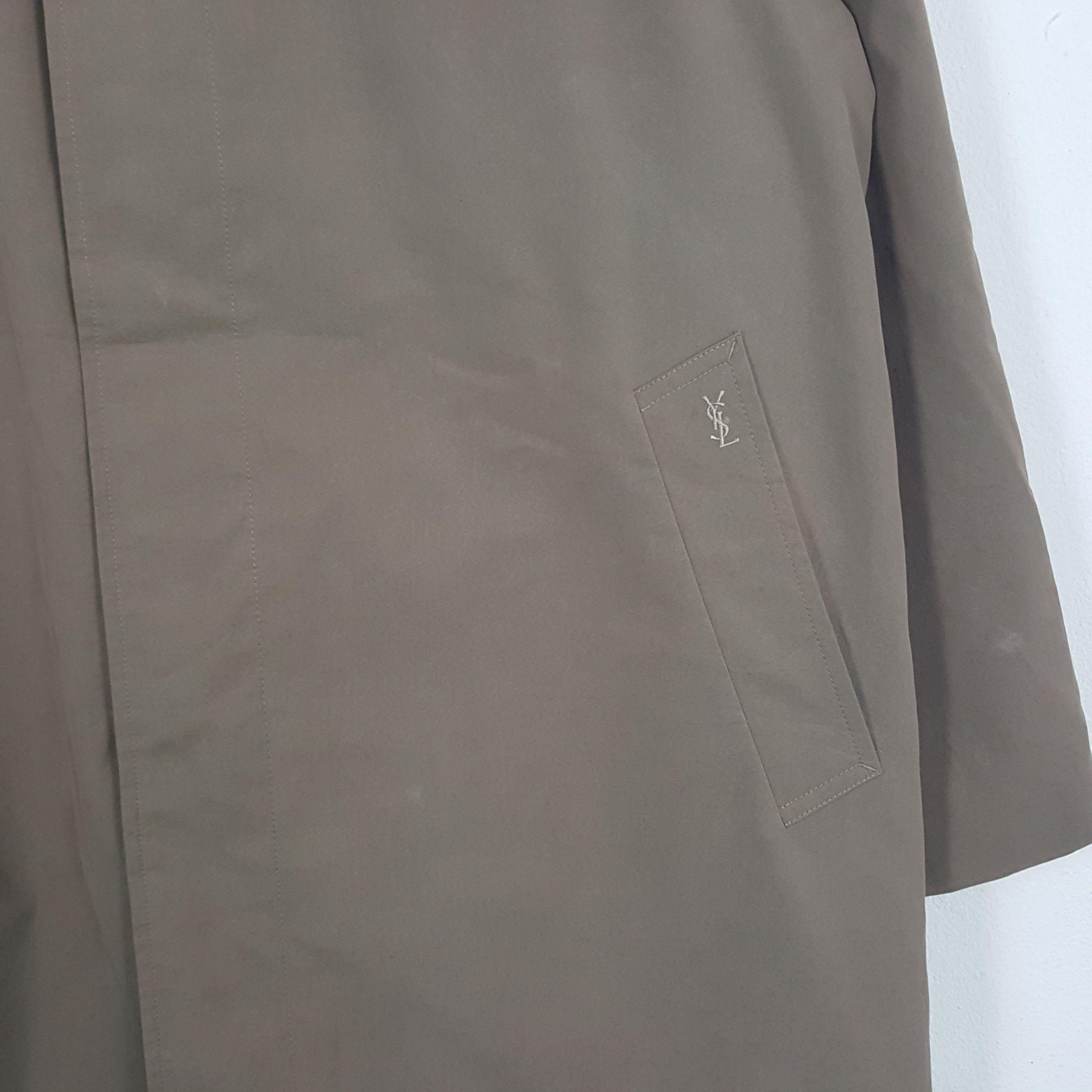 Vintage × Yves Saint Laurent Vintage Yves Saint Laurent Italian Brand Trench Jacket Size US L / EU 52-54 / 3 - 2 Thumbnail