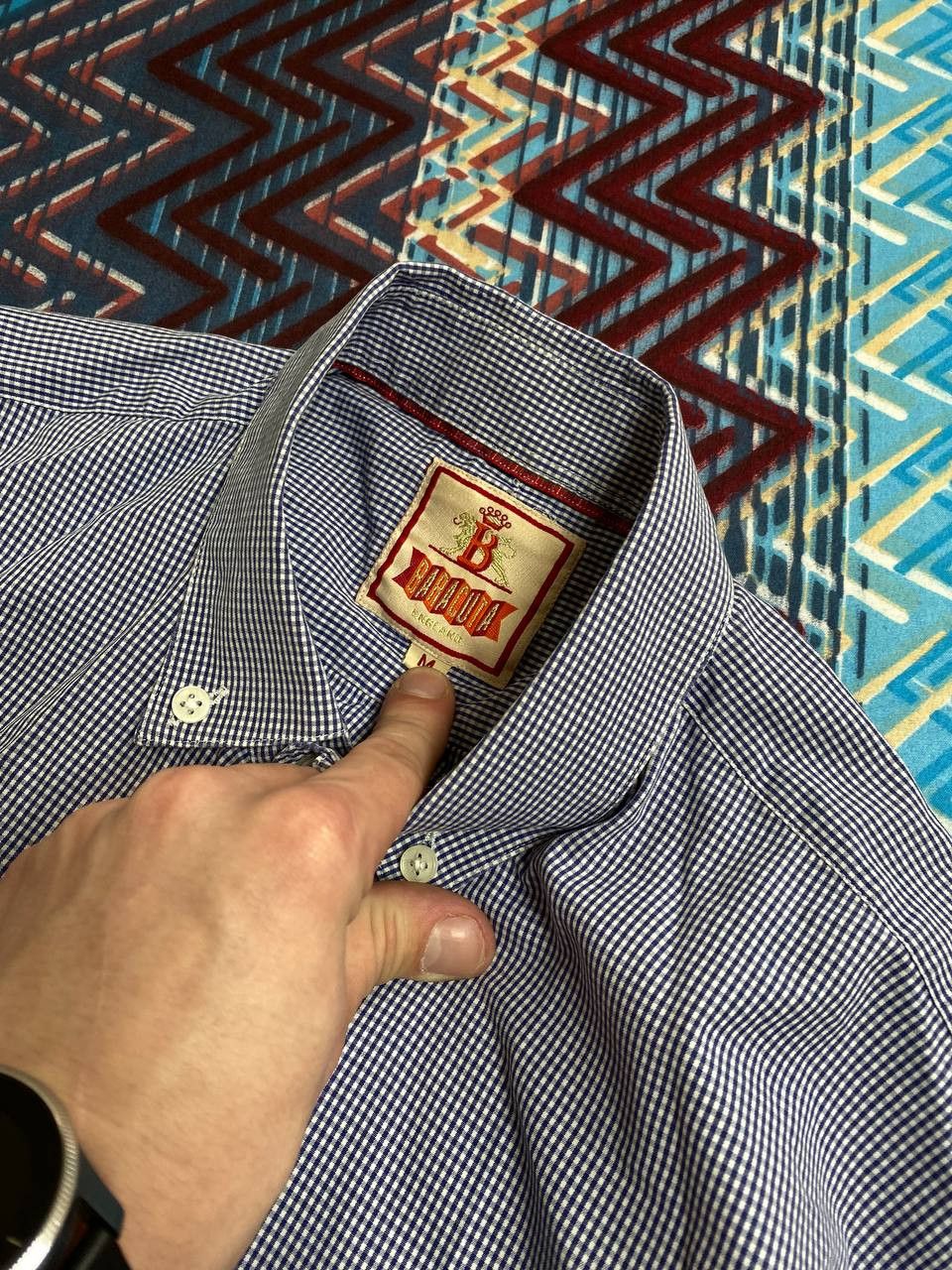 Baracuta × Vintage Baracuta England Casual Checkered Long Sleeve Shirt Size US M / EU 48-50 / 2 - 2 Thumbnail