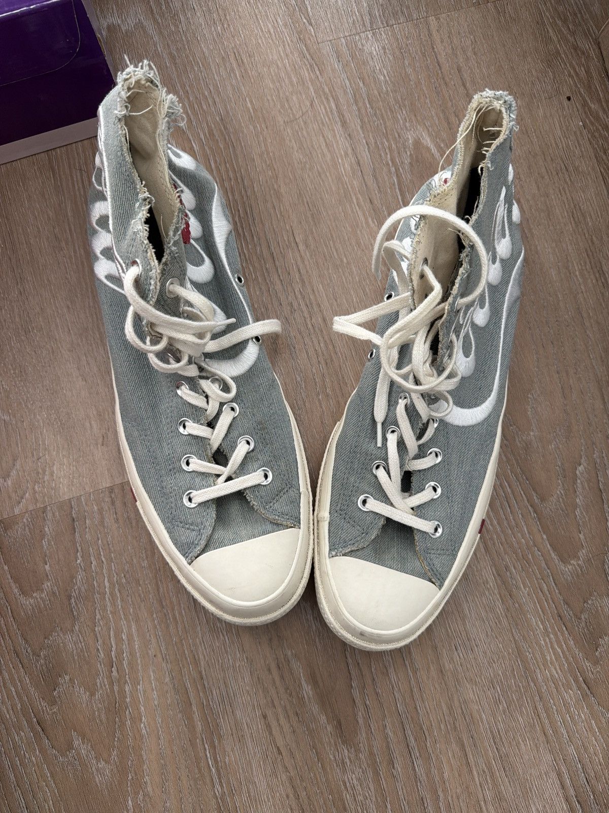 Coca Cola × Converse × Kith Kith converse cocacola chuck taylor denim Size US 13 / EU 46 - 3 Thumbnail