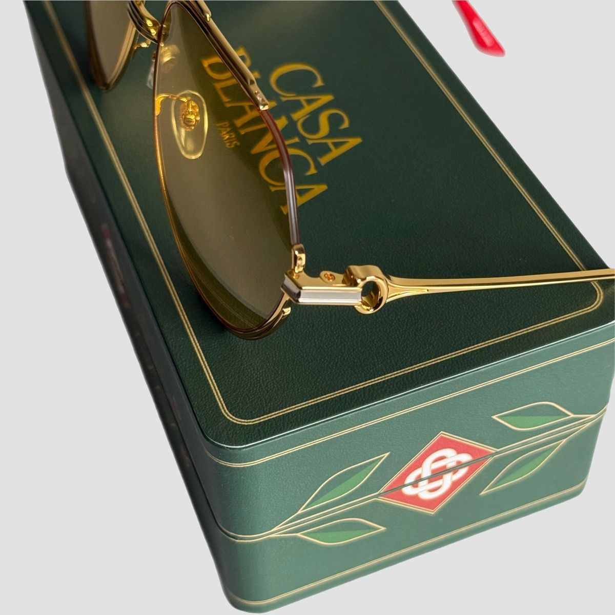 Casablanca Casablanca Stainless Steel Aviator Sunglasses Size ONE SIZE - 7 Thumbnail