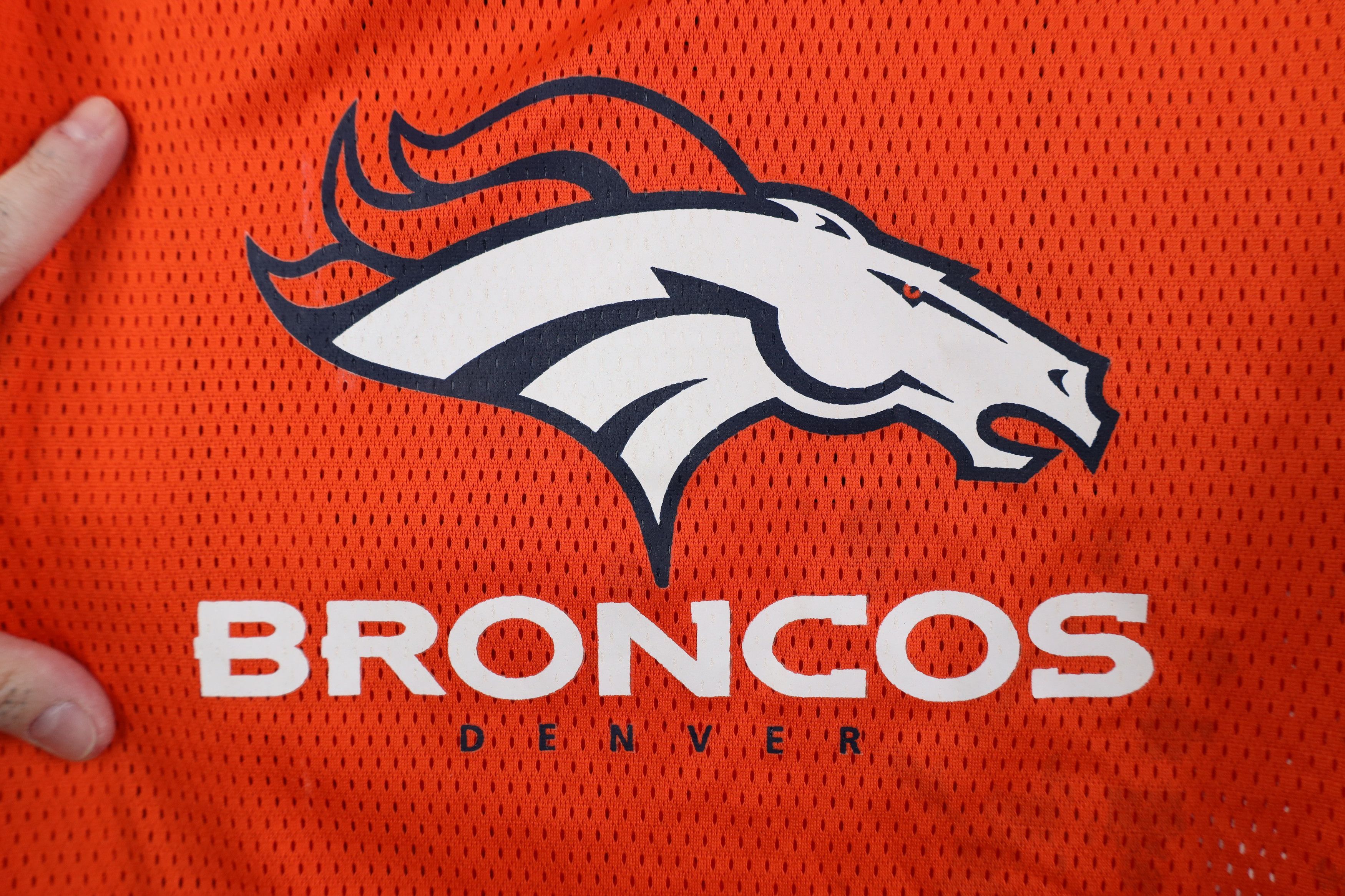 Vintage Vintage 90s Y2K Broncos Football Jersey Orange Mesh #13 Size L / US 10 / IT 46 - 5 Thumbnail