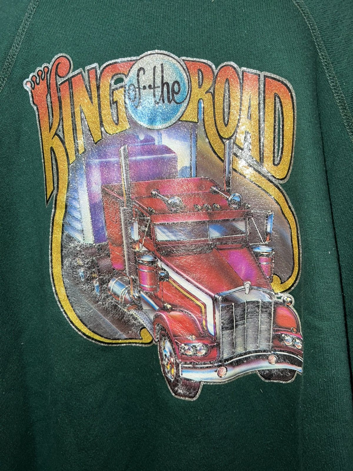 Vintage VINTAGE 1980s KING OF THE ROAD CREWNECK Size S / US 4 / IT 40 - 3 Thumbnail