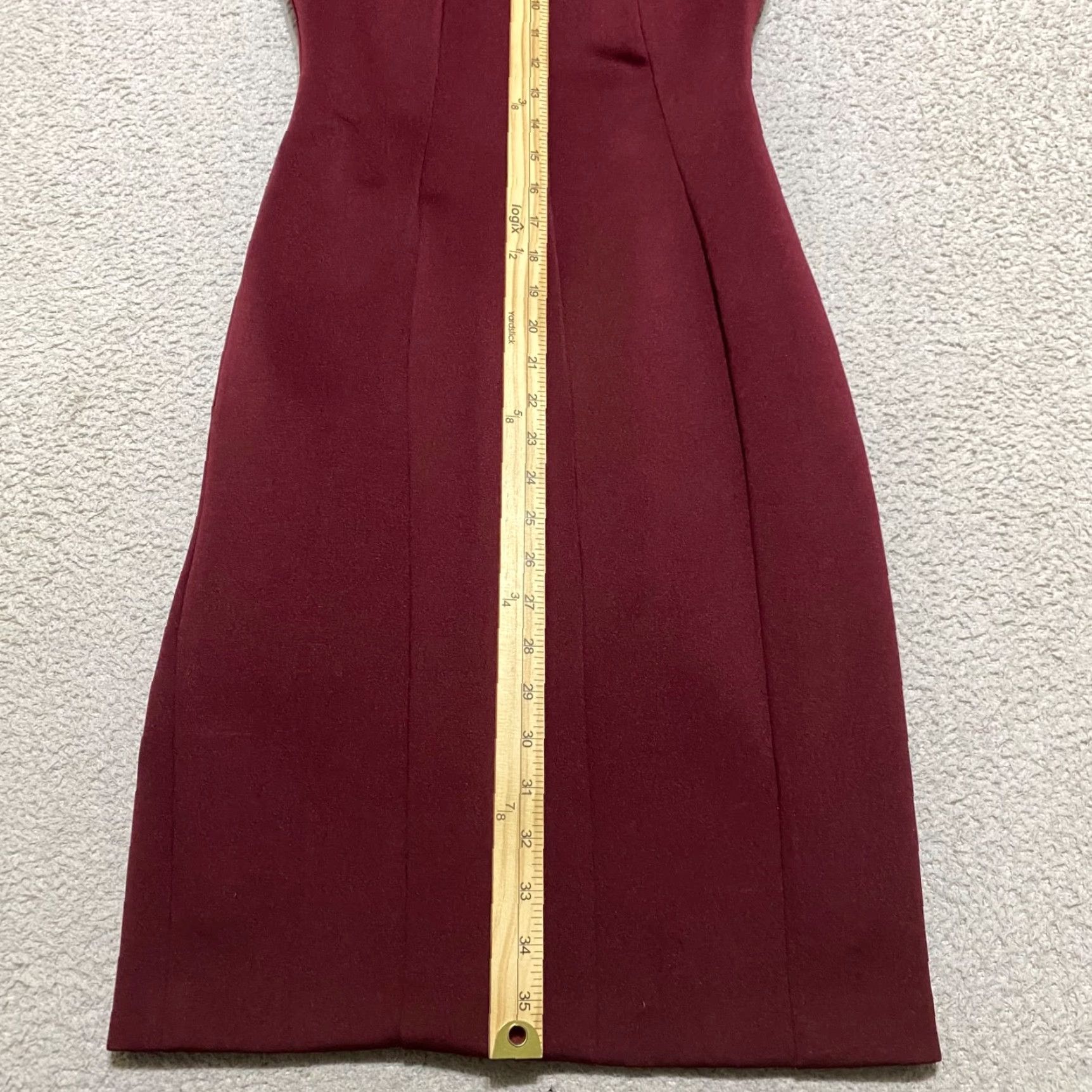 Calvin Klein Calvin Klein Dress Women's 2 Red Sleeveless Sheath Zip Cut Out Knee Length NWT Vintage No Size XS / US 0-2 / IT 36-38 - 5 Thumbnail