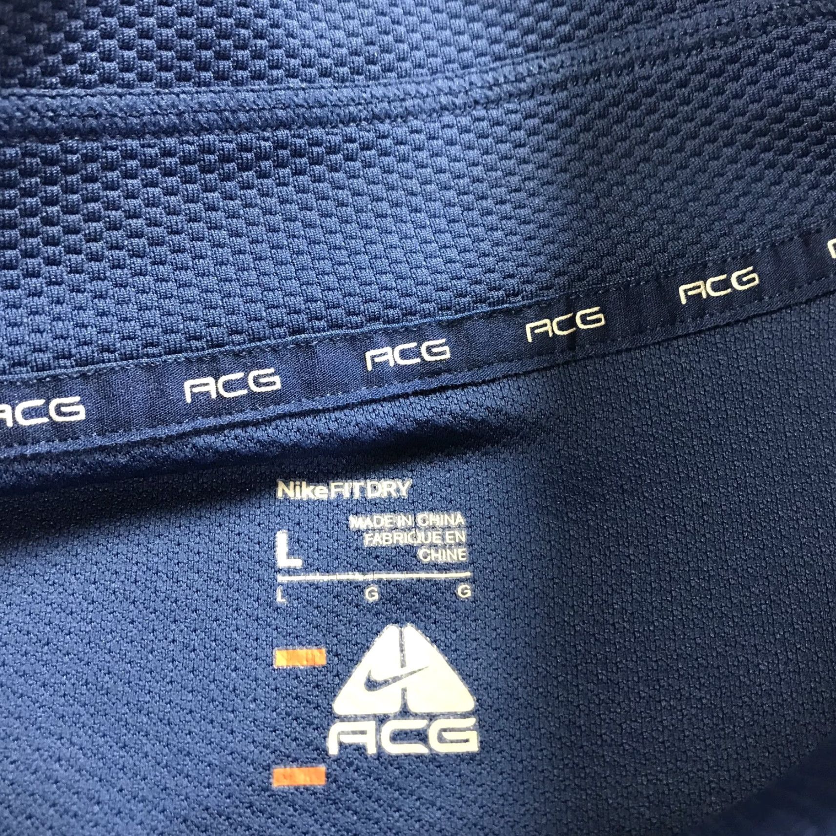 Nike ACG Nike ACG Jacket Mens L Blue Outdoor 1/4 Zip Pullover Hiking Vintage 90s Size US L / EU 52-54 / 3 - 4 Thumbnail
