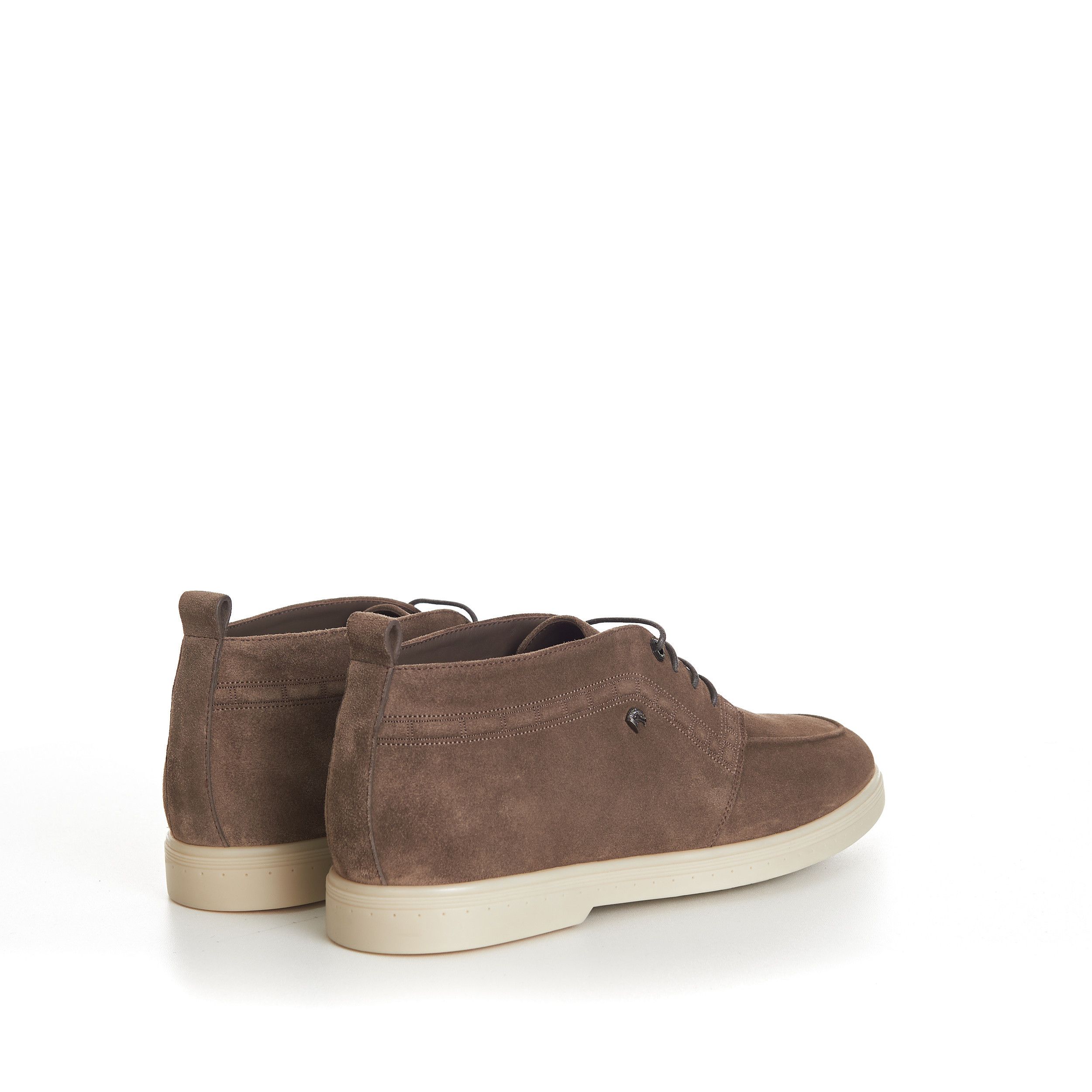 Stefano Ricci Brown Suede Lace Up Chukka Boots With Rubber Soles Size US 11 / EU 44 - 7 Thumbnail