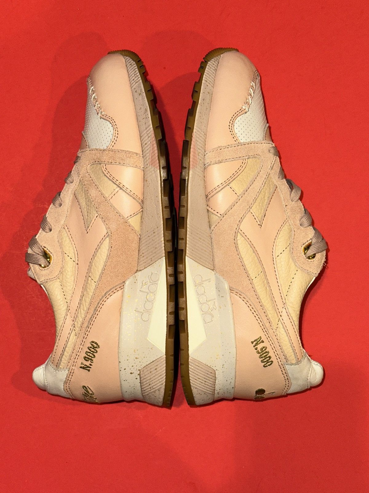 Diadora Diadora x Feature N 9000 Ice Cream Sneakers Italy Made Peach Size US 9 / EU 42 - 8 Thumbnail