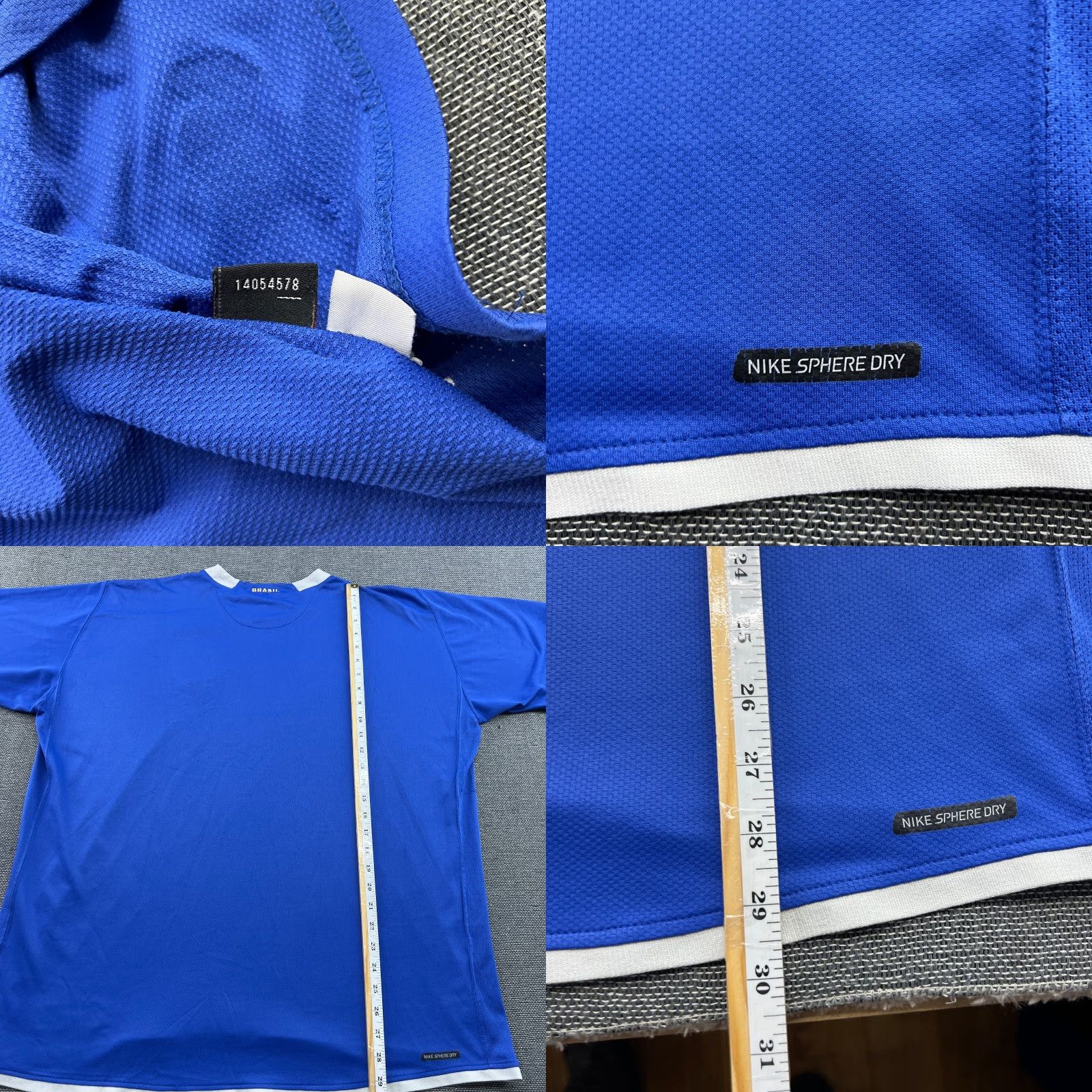 Nike Nike Brazil 2006 2007 Away Football Jersey Mens 2XL Shirt Blue Soccer Size US XXL / EU 58 / 5 - 8 Thumbnail