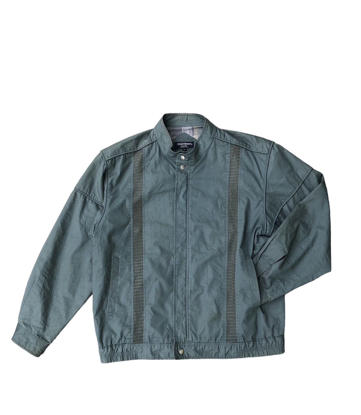 image of Accept Offervintage YVES Saint Laurent Jacket in Green, Men's (Size Medium)