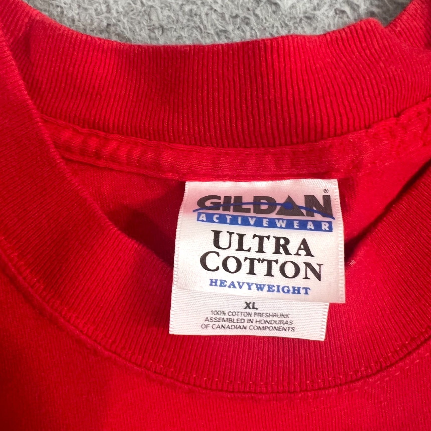 Gildan VINTAGE Mark McGwire Shirt Mens XL Red 90s Baseball Size US XL / EU 56 / 4 - 4 Thumbnail