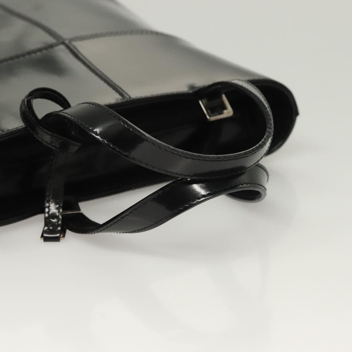 Gucci GUCCI Handbag Enamel Black Gold 000 2113 000 2113 Size ONE SIZE - 7 Thumbnail