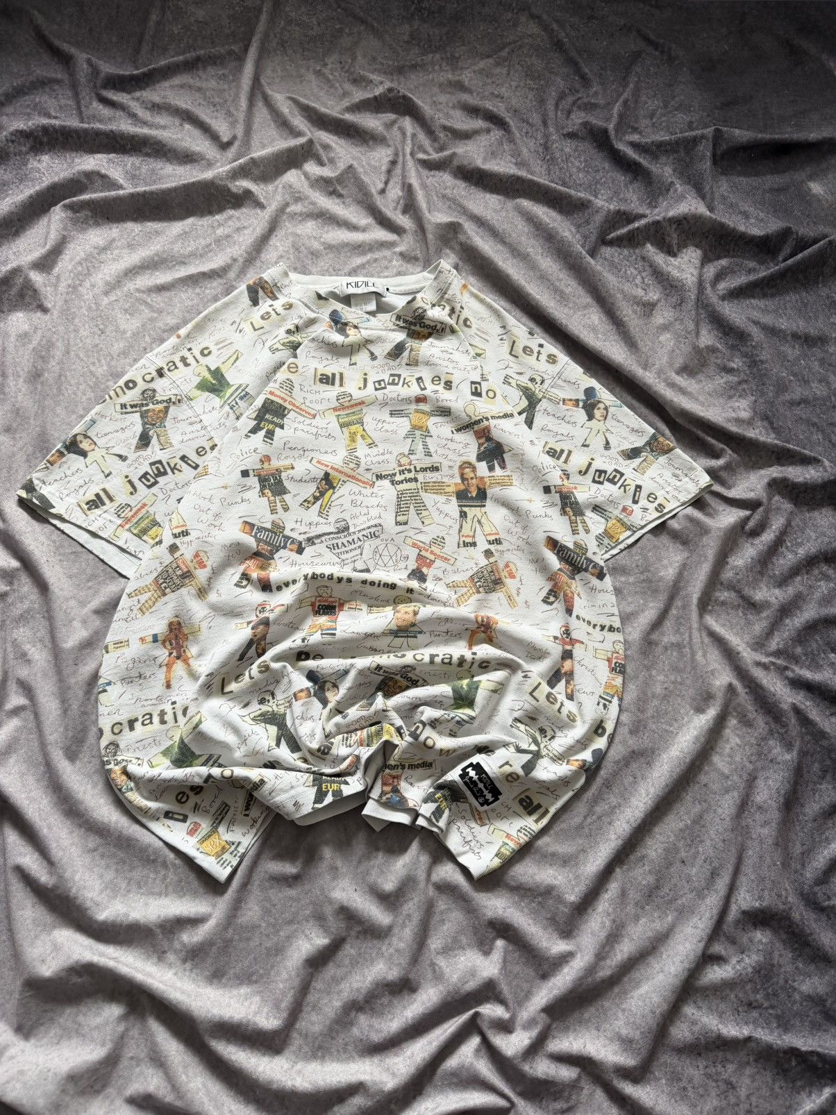KIDILL KIDILL 20AW × Jamie Reid Tee T-shirt All-Over Pattern KL475 Size US XL / EU 56 / 4 - 2 Thumbnail