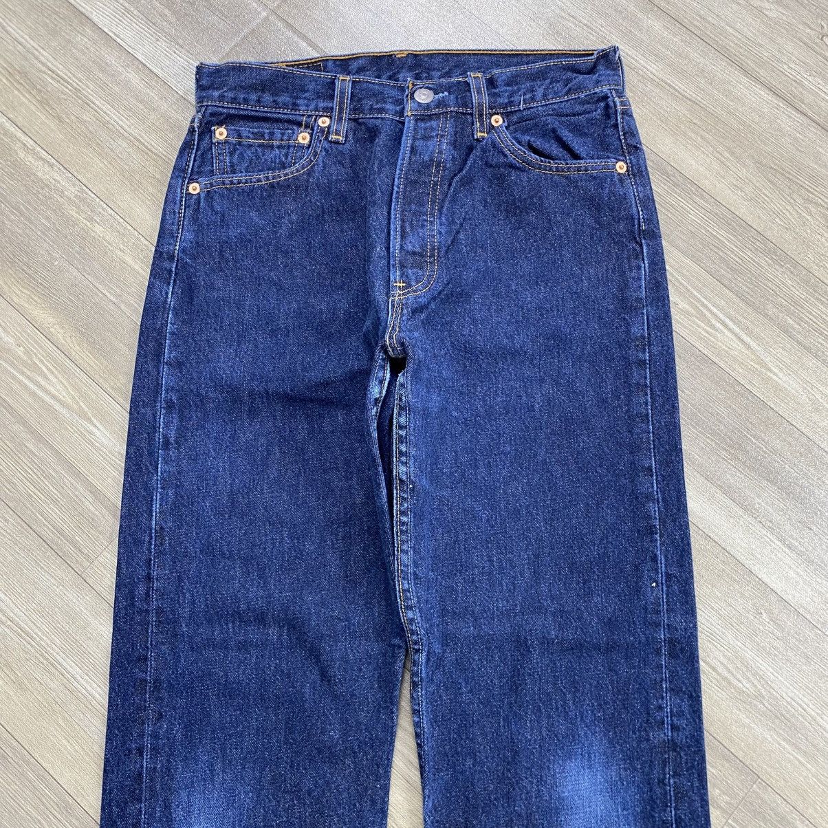 Levi's Vintage Clothing 🇺🇸1990s Vintage Levis 501 USA 30x32 Indigo Blue Jeans Women Size US 29 - 2 Thumbnail