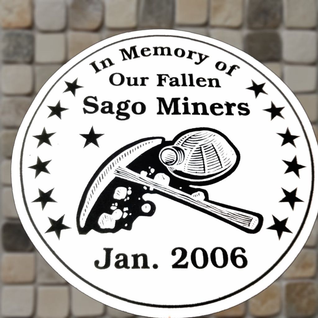 Jerzees VINTAGE Sago Mine Disaster T-Shirt Coal Miner WV History Regular Fit Black Large Men’s Jerzees Crew Neck In Memory Of Our Fallen Miners 2006 Jam Theme Size US L / EU 52-54 / 3 - 1 Thumbnail