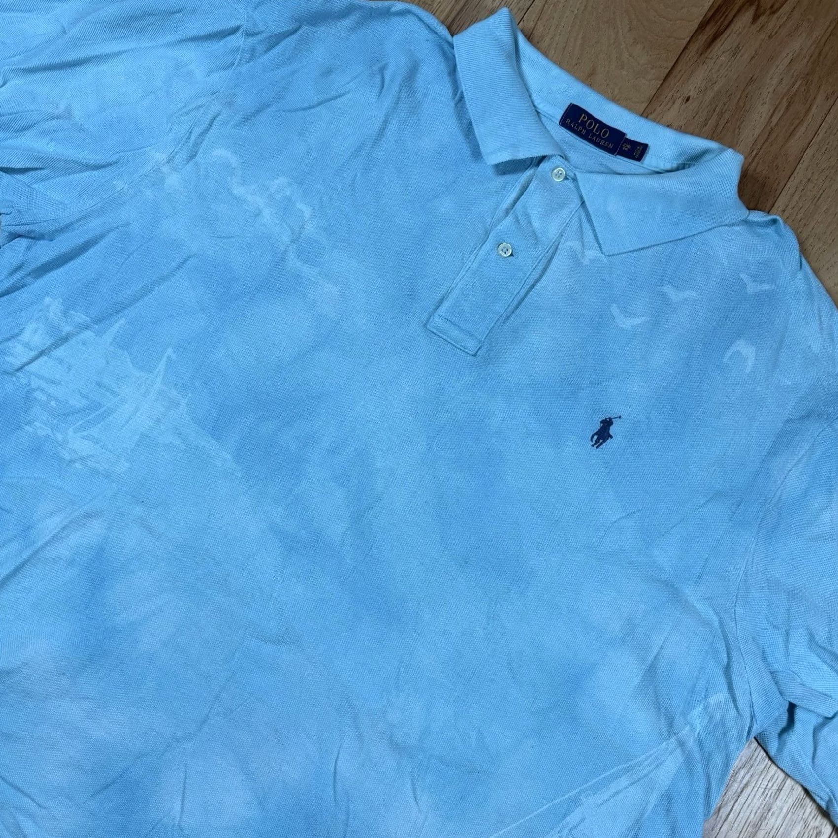 Ralph Lauren Ralph Lauren Polo Shirt Mens Blue 2XB Big Seagull AOP Nautical Size US XXL / EU 58 / 5 - 2 Thumbnail