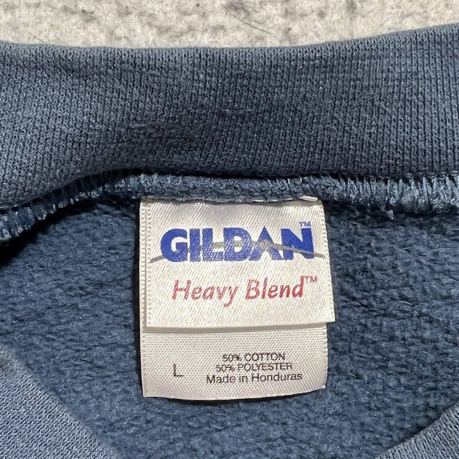 Gildan Gildan Heavy Blend Sunflowers Crewneck Sweatshirt Blue Size L / US 10 / IT 46 - 3 Thumbnail