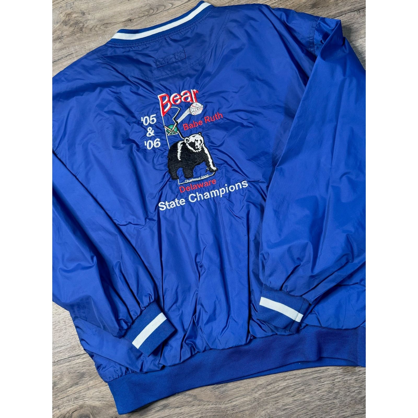 Vintage Vintage Sport-Tek Windbreaker Jacket Men L 2006 Baseball Size US L / EU 52-54 / 3 - 3 Thumbnail