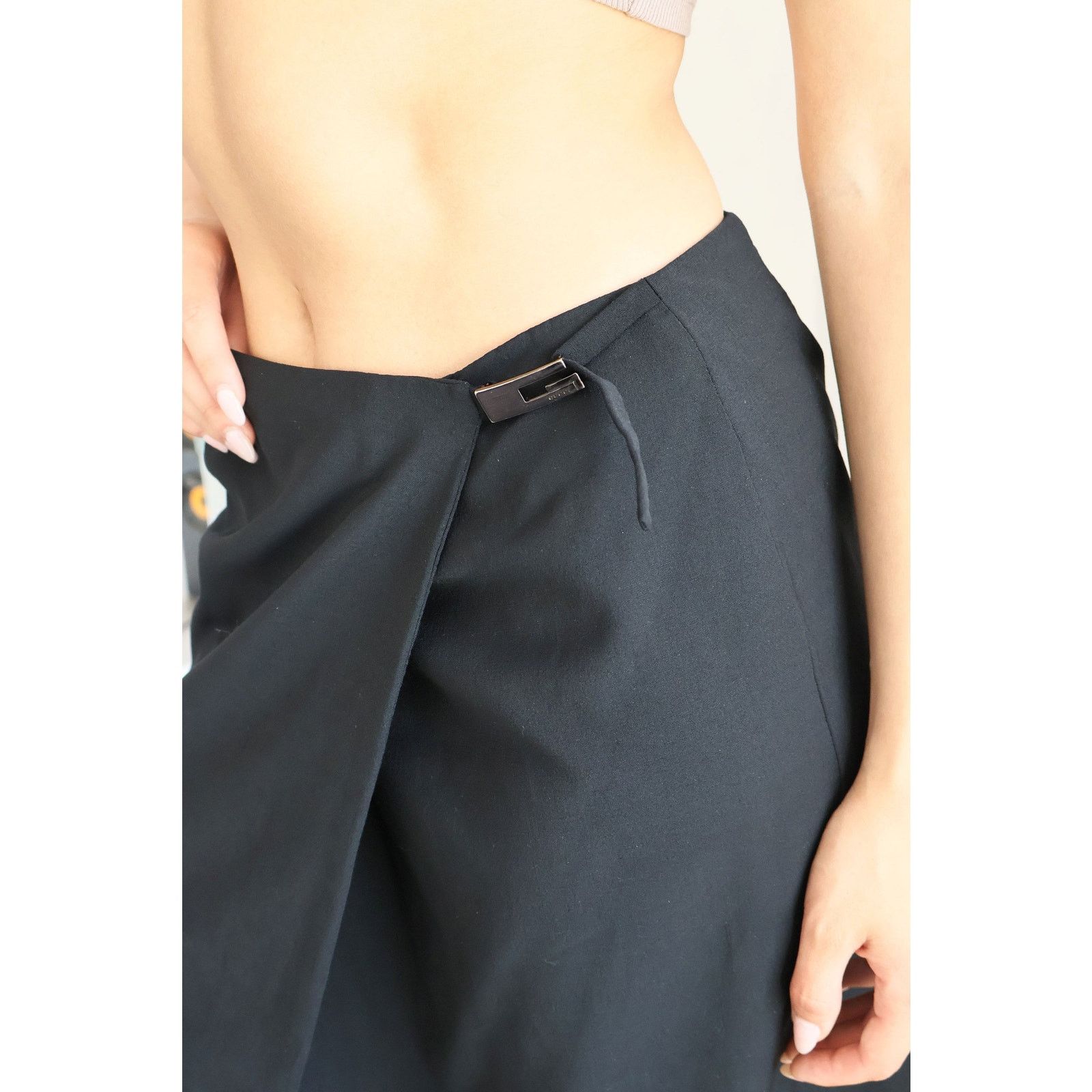 Gucci GUCCI by Tom Ford 1998 Wool Wrap Skirt Size 26" / US 2 / IT 38 - 6 Thumbnail