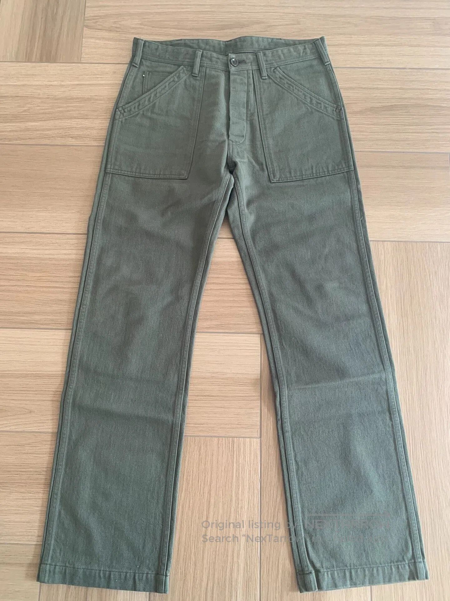 UES Japan UES Zimbabwe Cotton Straight Casual Pants. Size US 34 / EU 50 - 1 Thumbnail