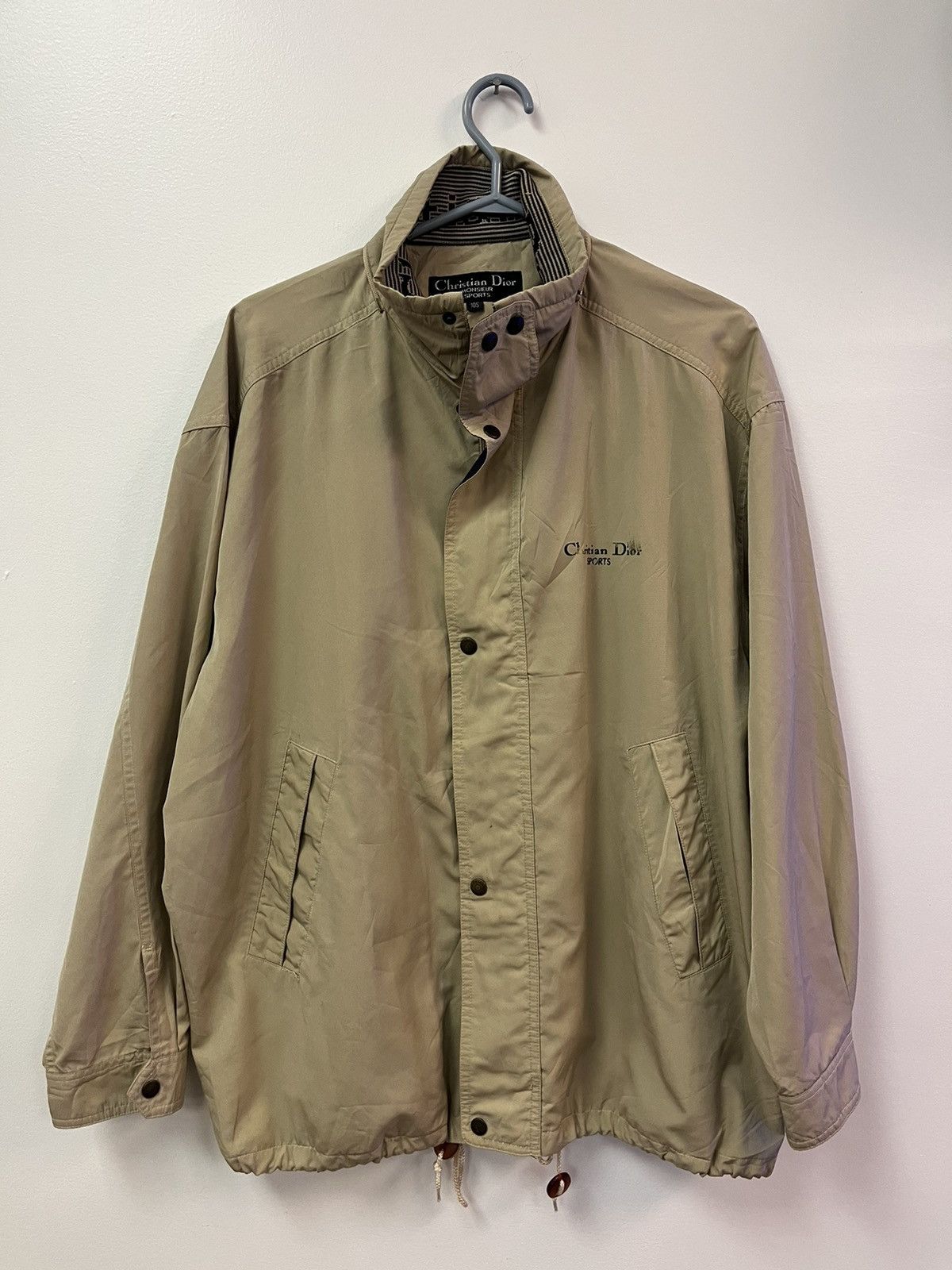 image of Christian Dior Monsieur Vintage Christian Dior Sports Jacket in Beige, Men's (Size Large)