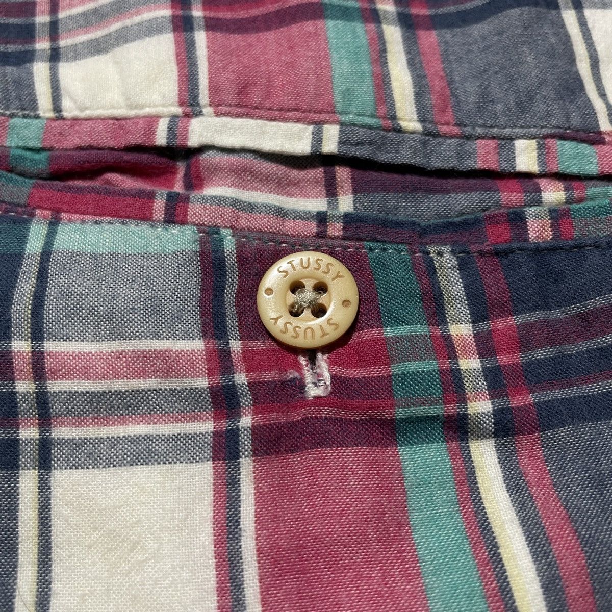 Issey Miyake × Japanese Brand × Stussy Stussy Vintage Pants Embroidered Logo Size 30" / US 8 / IT 44 - 7 Thumbnail