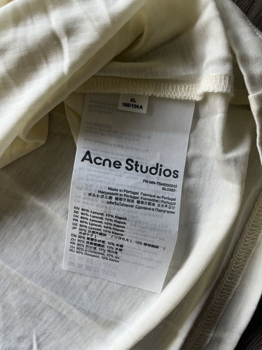 Acne Studios Acne Studios SS24 Logo Jersey T-Shirt Size US XL / EU 56 / 4 - 4 Thumbnail