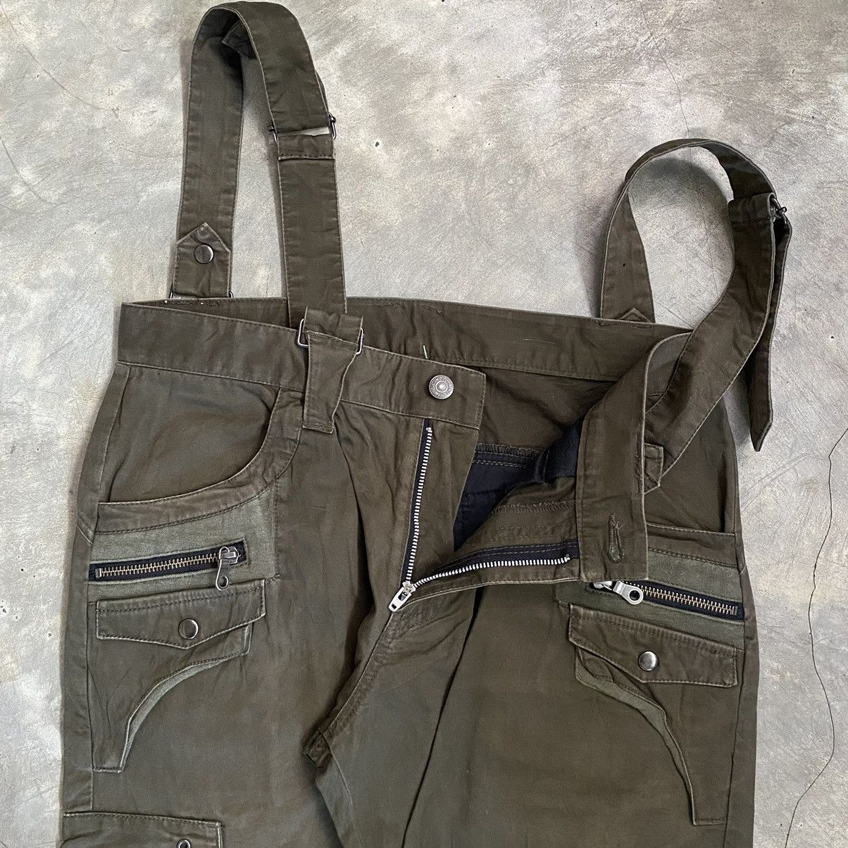 Hysteric Glamour 2000s PPFM Suspender Multi Zip Pocket Cargo Pants Size US 30 / EU 46 - 5 Thumbnail