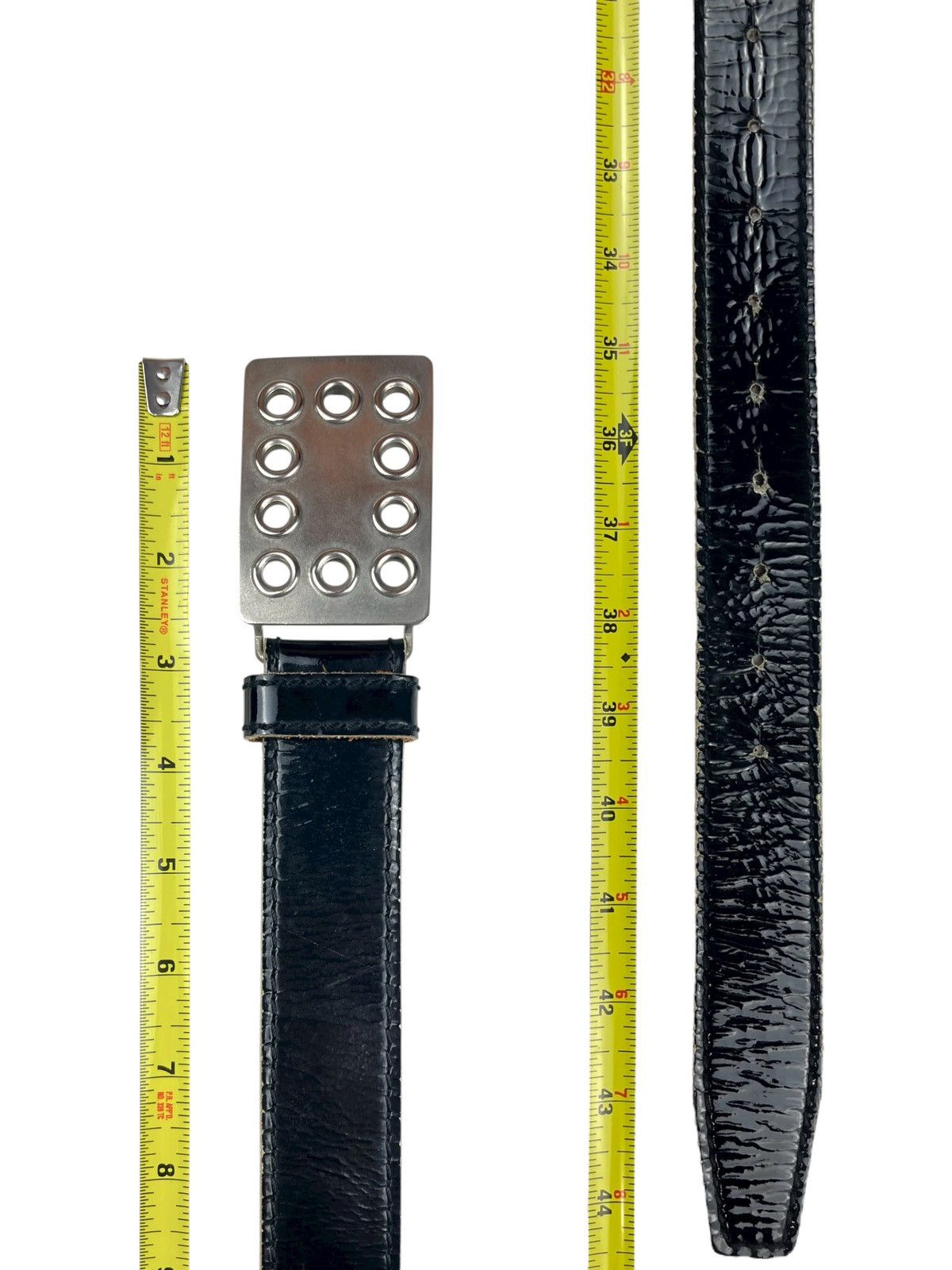 Comme des Garcons Comme des Garcons Homme Plus Silver Plate Buckle Belt Size ONE SIZE - 9 Thumbnail